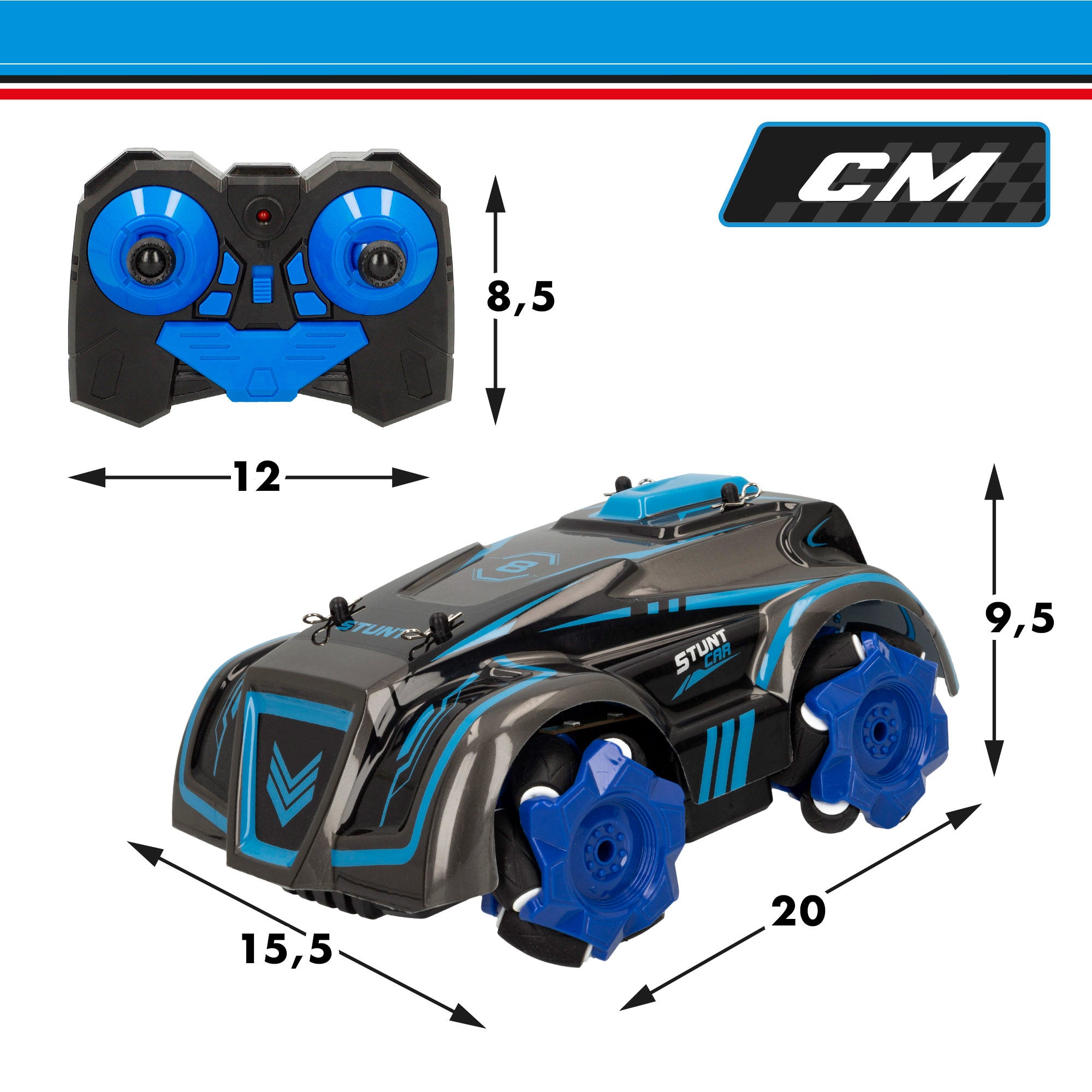 Carro telecomandado Speed ​​​​&amp; Go com luz e som.