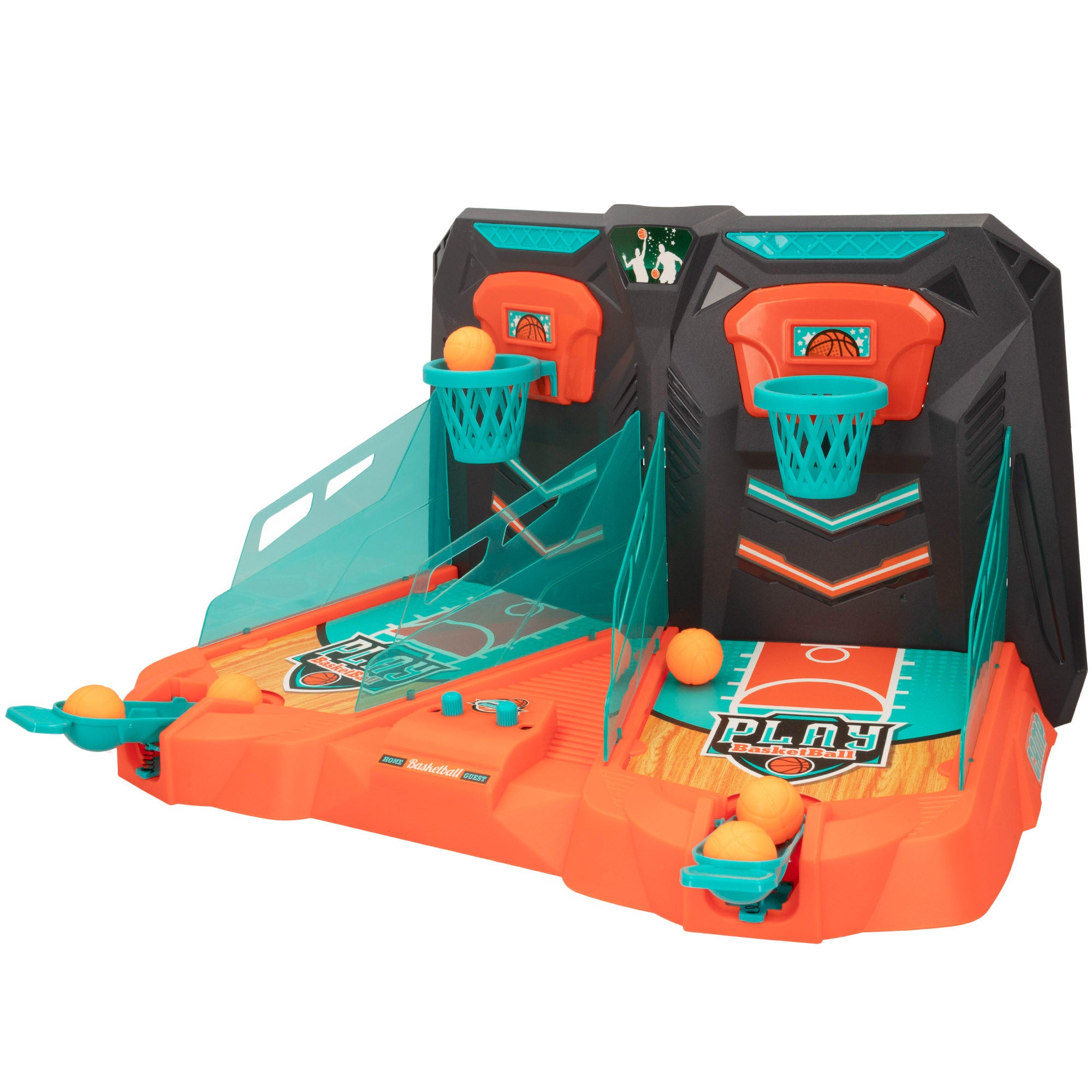 Juego de mesa baloncesto con cancha doble, marcador y 6 pelotas CB Sports