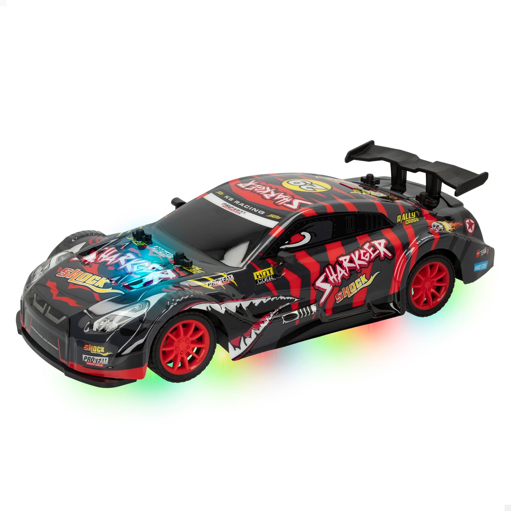 Carrinho de rádio controlo Xtreme com luzes 1:16 Speed ​​​​&amp; Go sortido