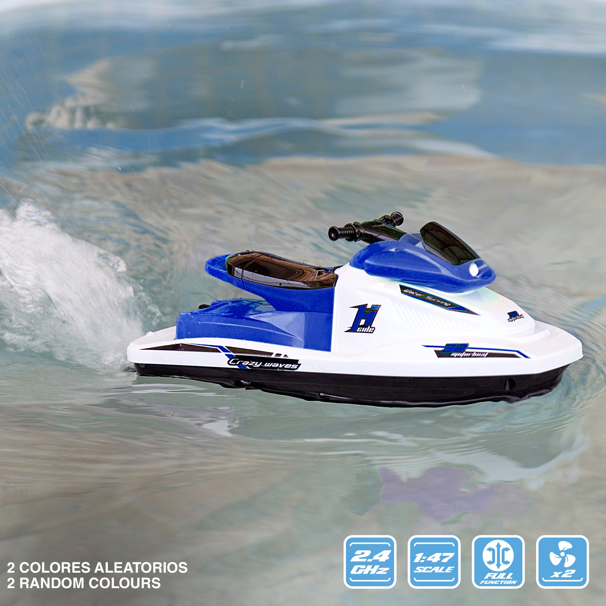 Moto de agua radiocontrol 1:47 Racing Boat