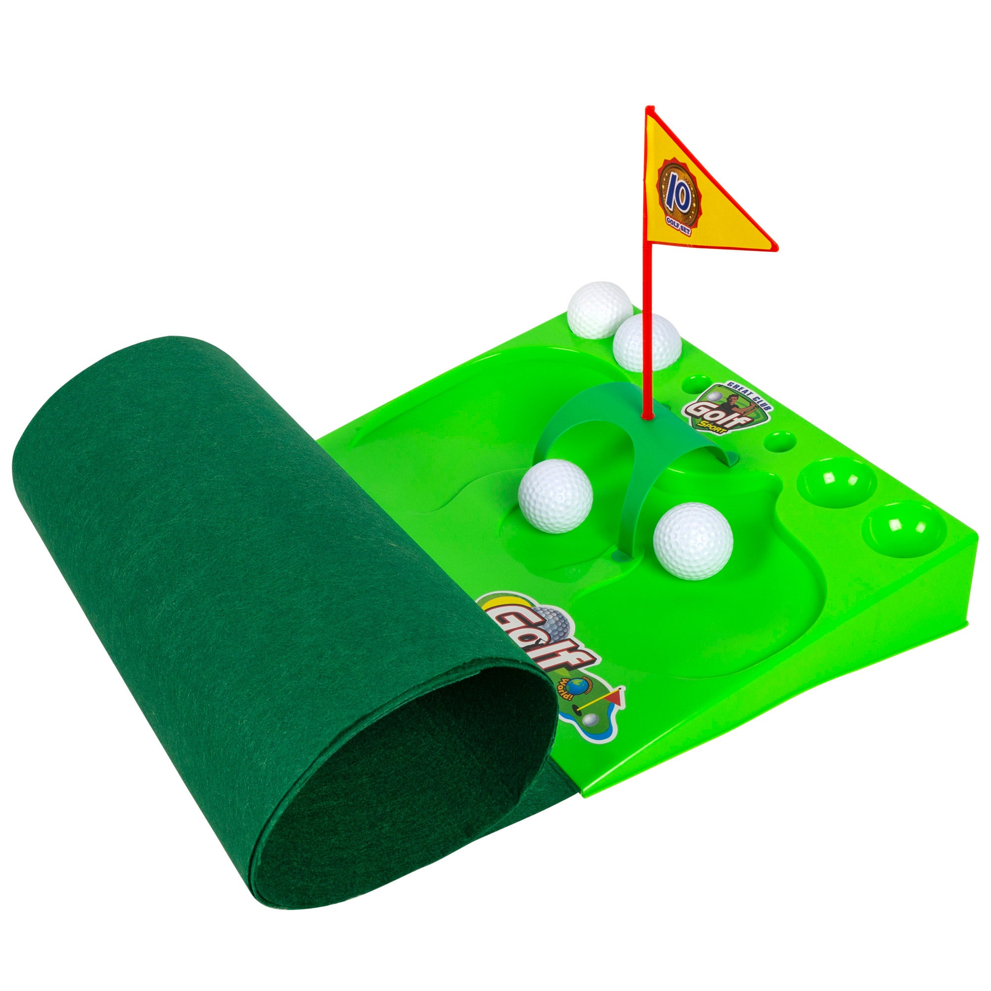 Juego mini golf con 2 palos y 4 bolas CB Sports
