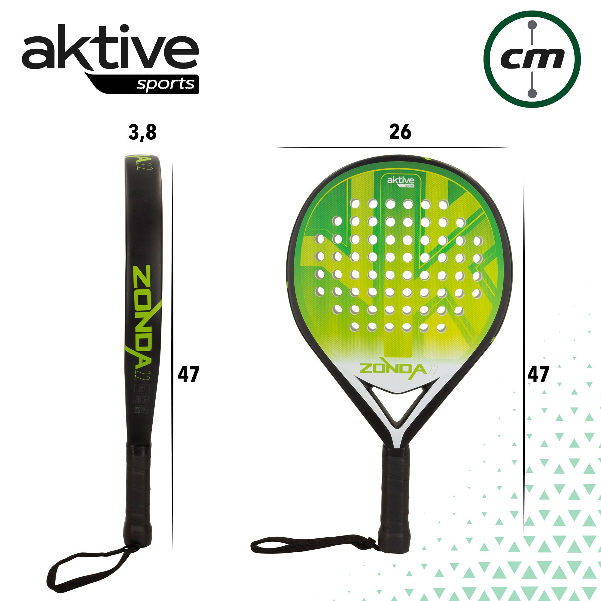 Pala de pádel Zonda 2.2 Potencia-Control Aktive