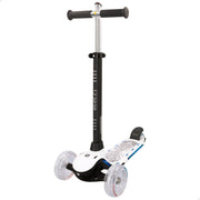 Patinete 3 ruedas blanco con luces multicolor personalizables EEZI