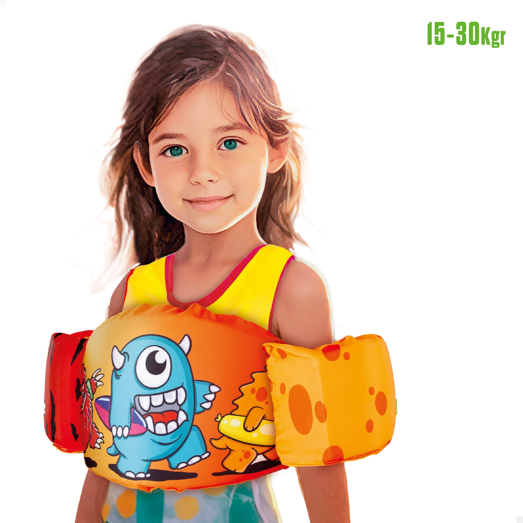 Aqua Sport Chaleco salvavidas niño monstruos 15-30 kg regulable