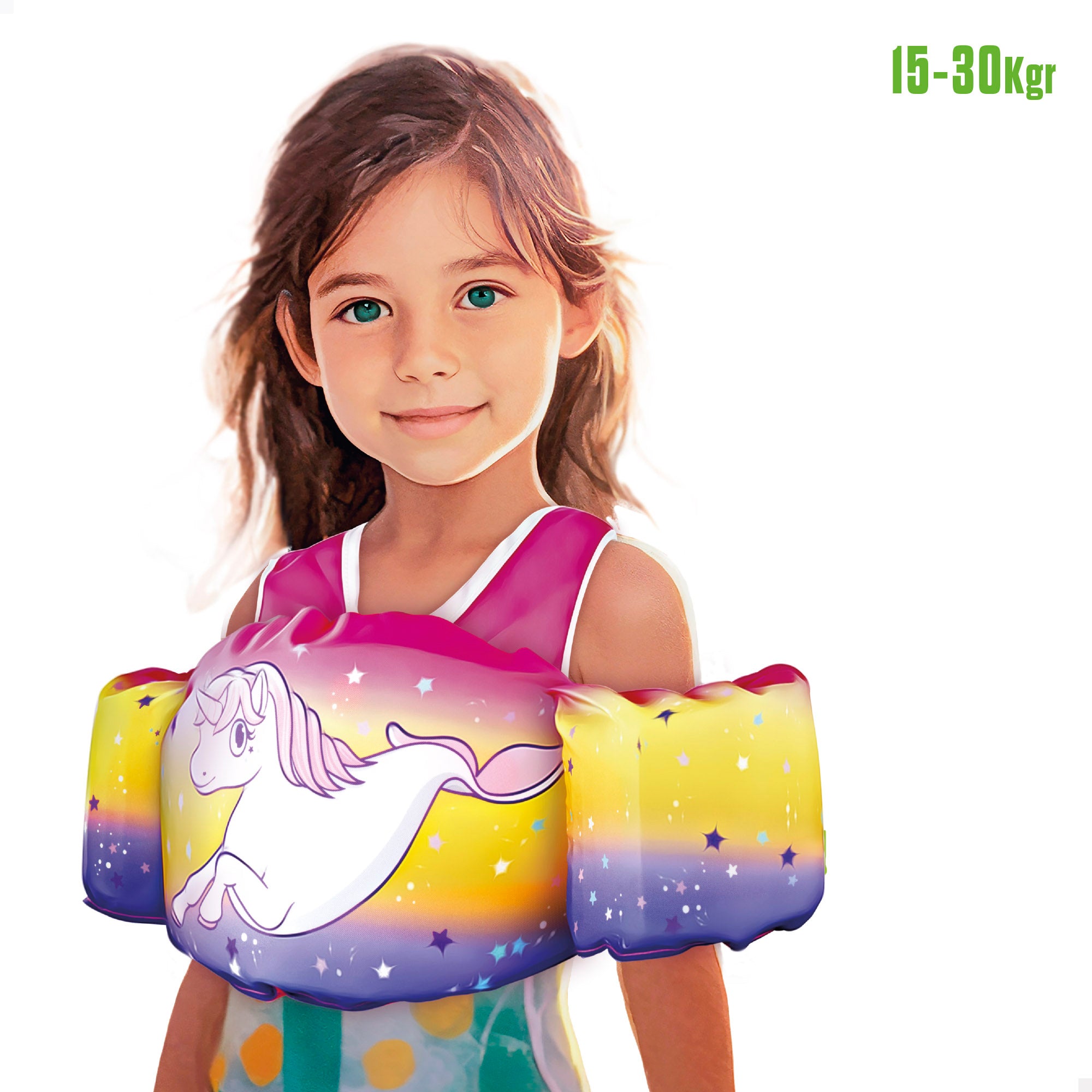 Aqua Sport Chaleco salvavidas niño unicornio 15-30 kg regulable