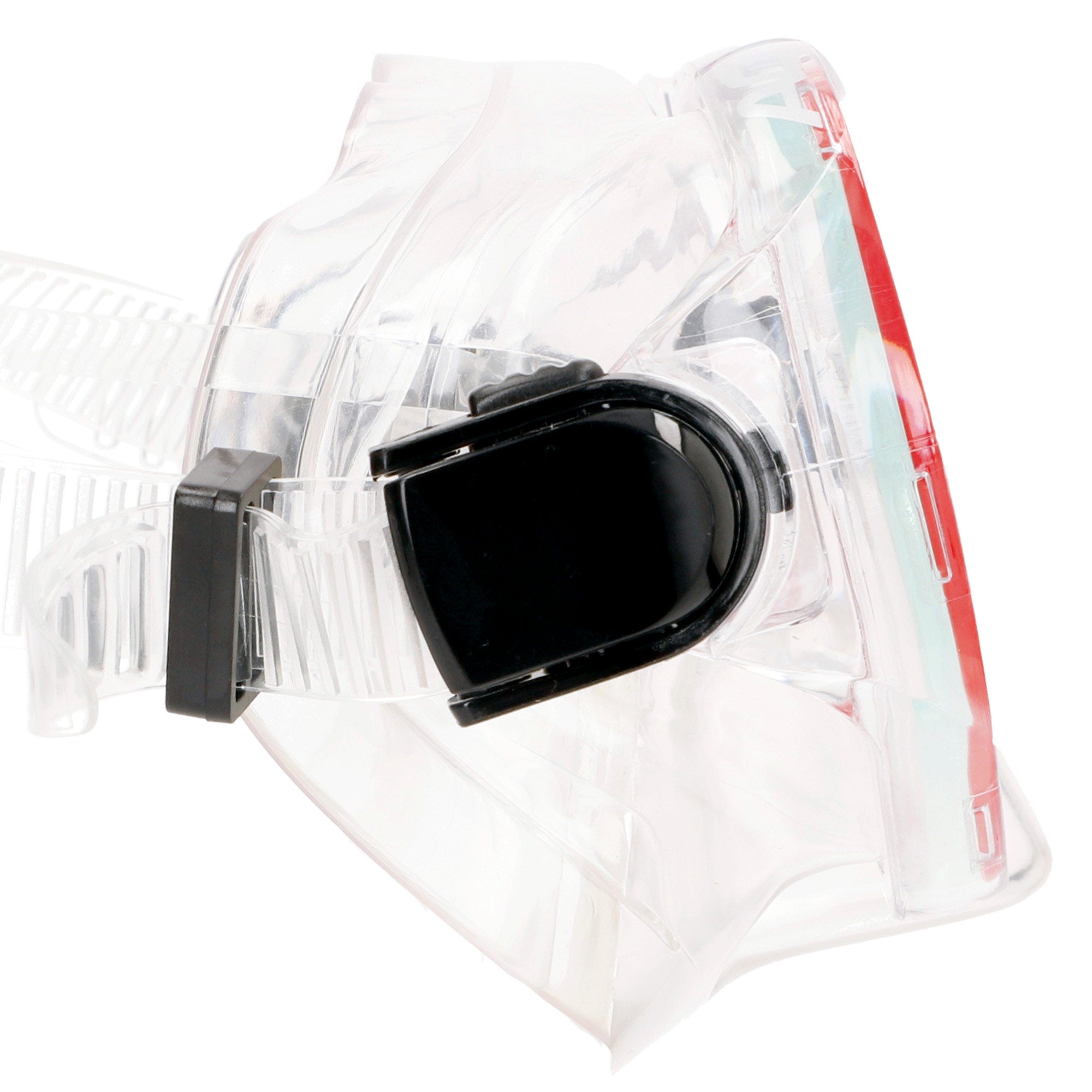 Aqua Sport Set gafas de buceo visión 150º y tubo adulto gris/blanco