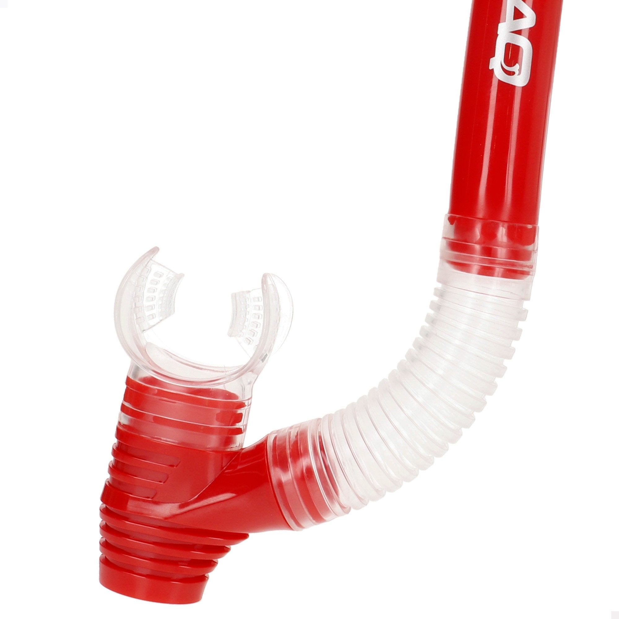 Aqua Sport Set gafas de buceo visión 150º y tubo adulto gris/blanco