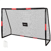 Aktive Portería de fútbol 2,5 m estructura con protección, red y piquetas