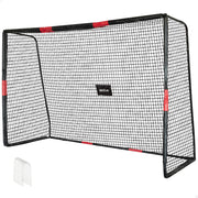Aktive Portería de fútbol 3 m estructura con protección, red y piquetas
