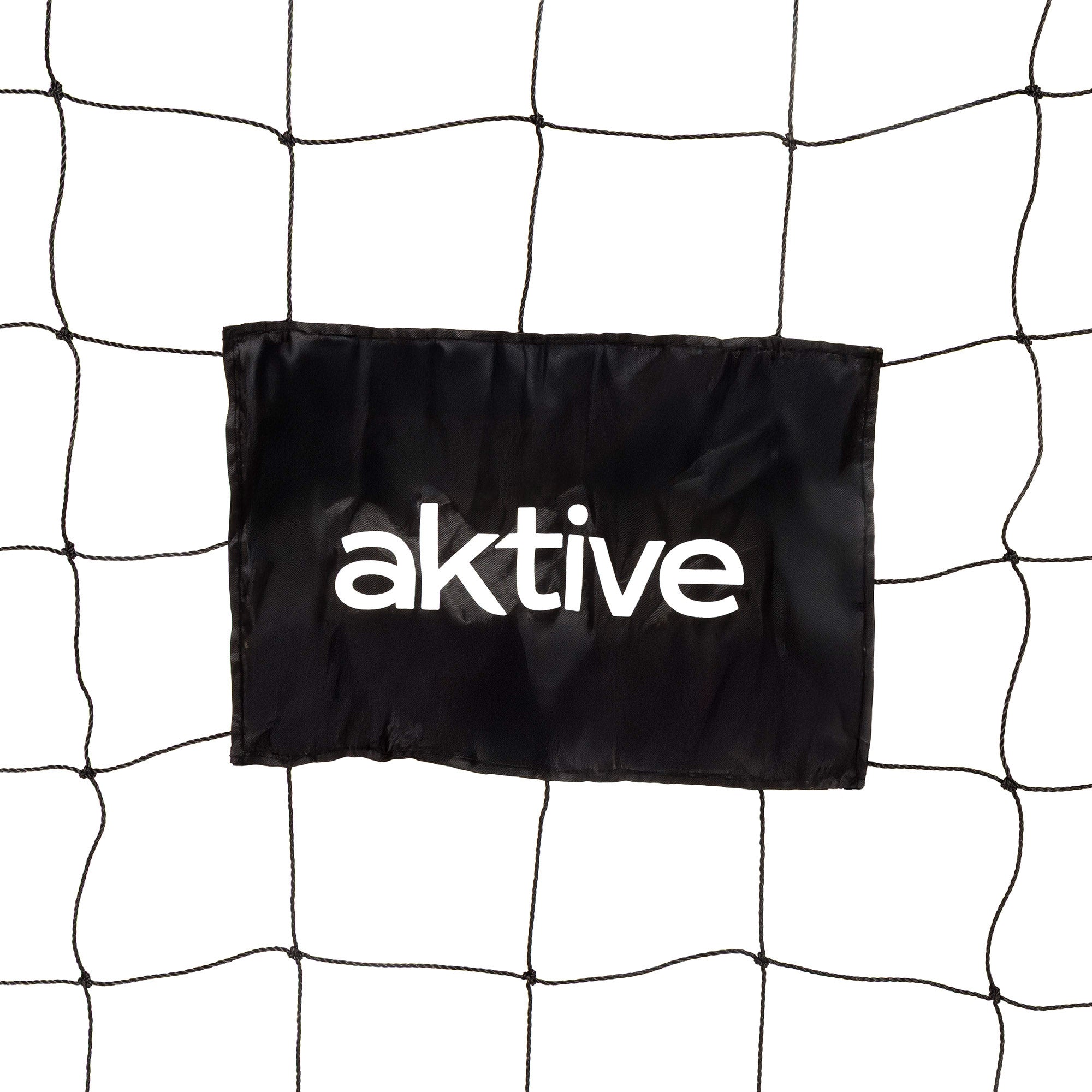 Aktive Portería de fútbol acero 3 m con red resistente y 7 piquetas