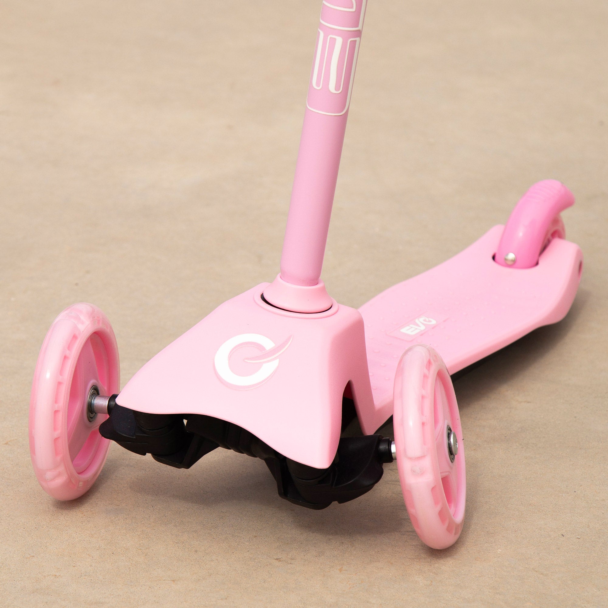 Trotinete EVO ajustável rosa de 3 rodas