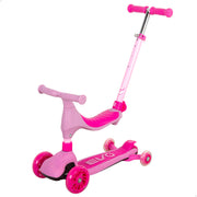 Patinete evolutivo 4 en 1 rosa EVO