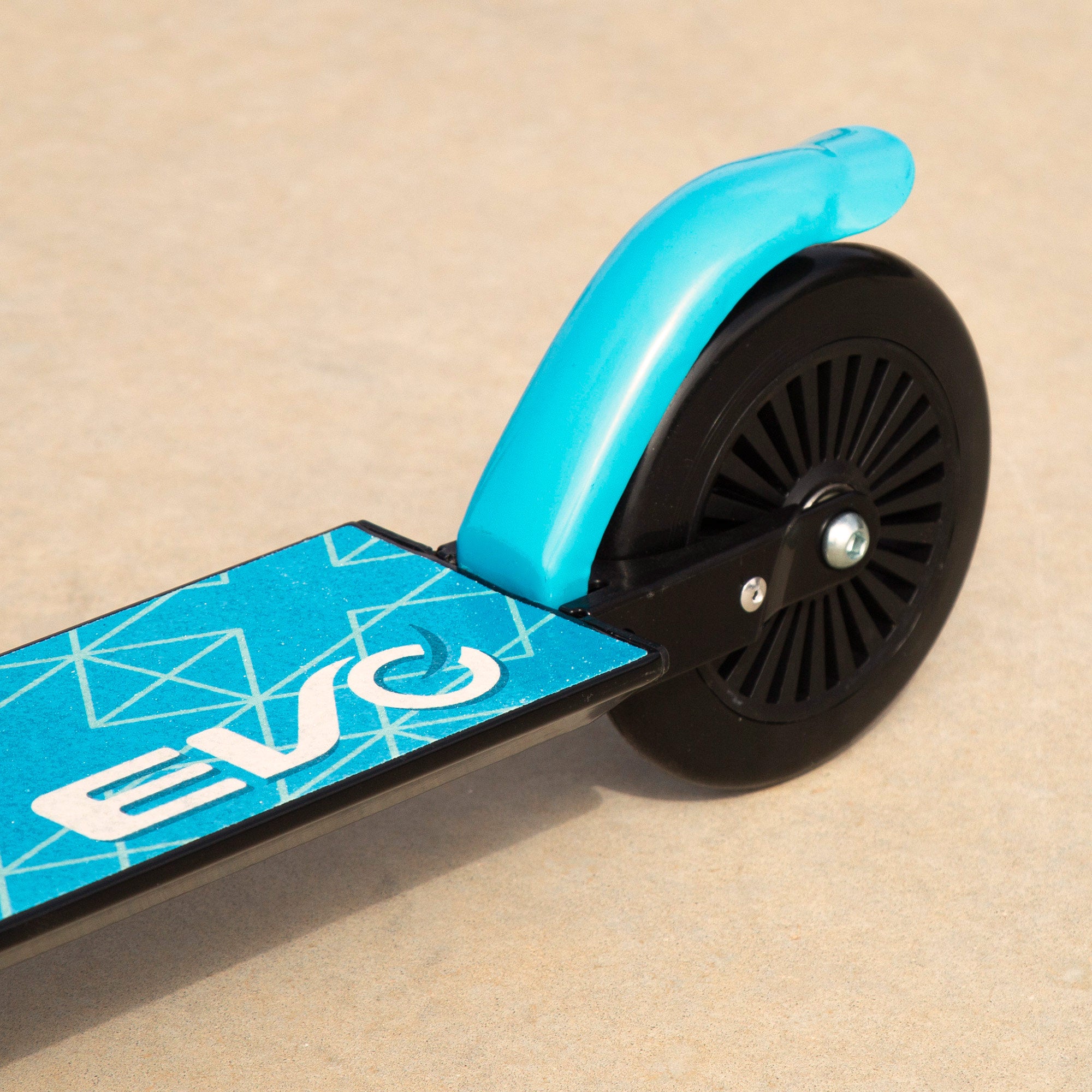 Patinete 2 ruedas plegable y ajustable azul EVO
