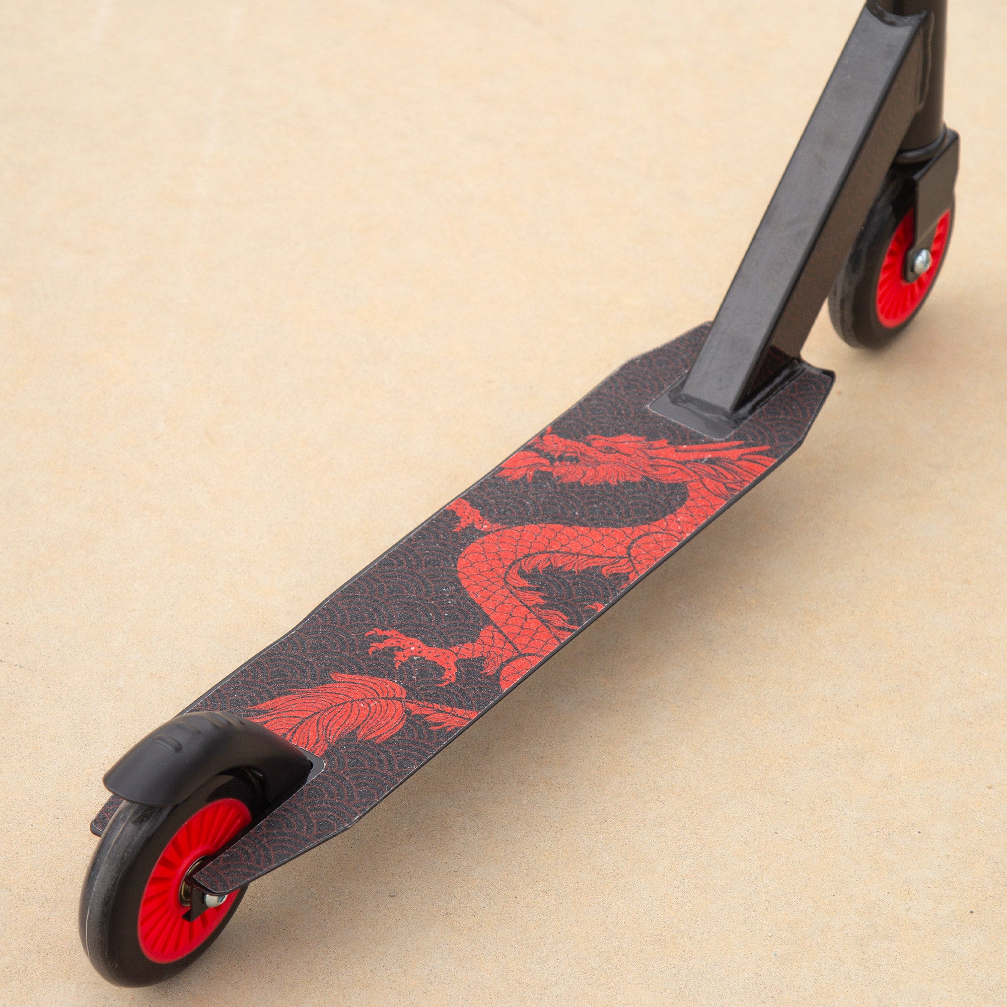 Patinete infantil manillar 360º negro y rojo EVO