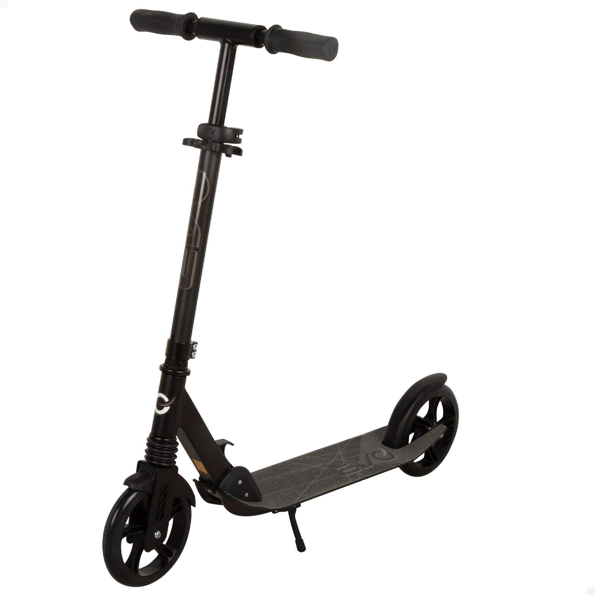 Patinete 2 ruedas plegable y ajustable negro EVO