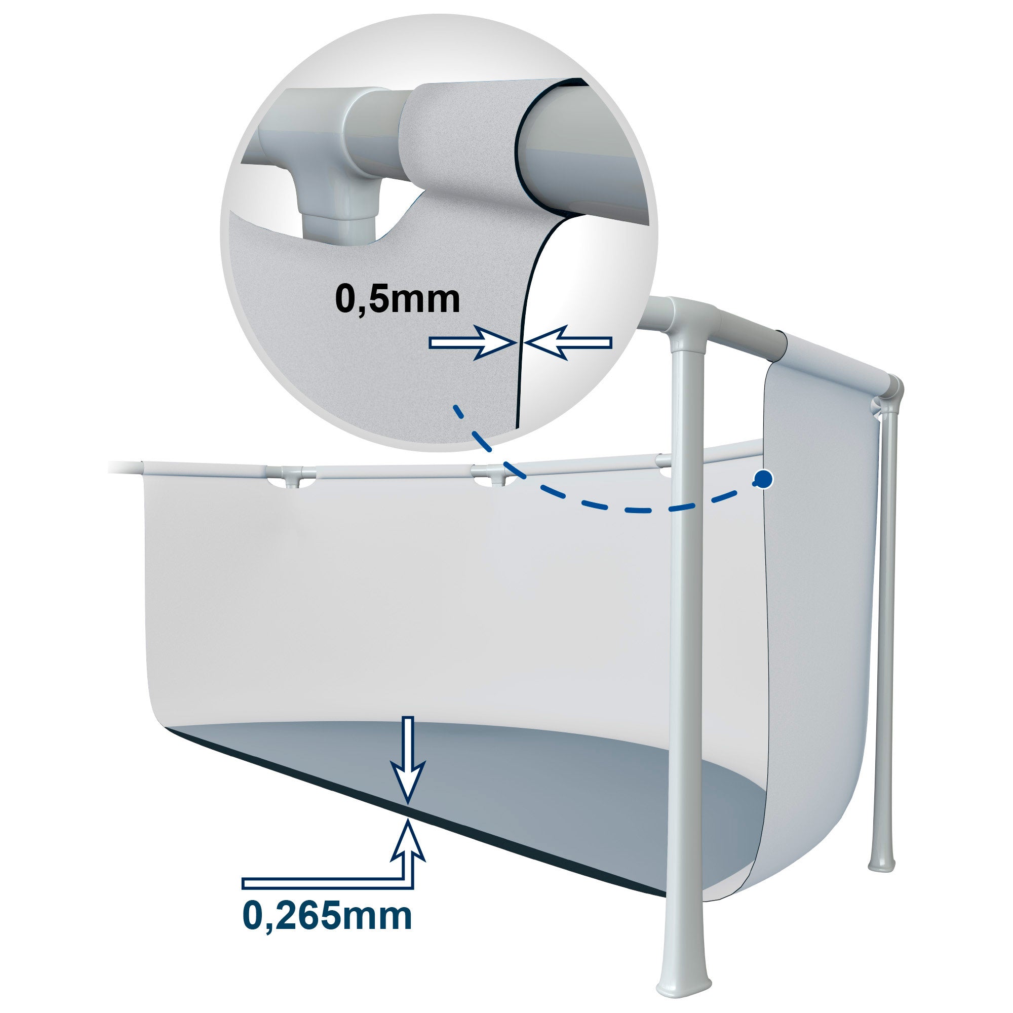 INTEX Piscina elevada redonda Prism Frame 305x76 cm