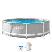 Piscina redonda desmontável INTEX Prism Frame 305x76 cm com bomba de filtro