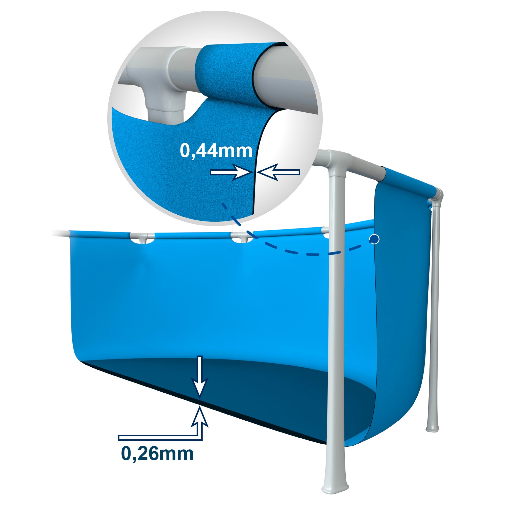 INTEX Piscina desmontable hexagonal 700 litros Canopy Metal Frame con toldo desmontable
