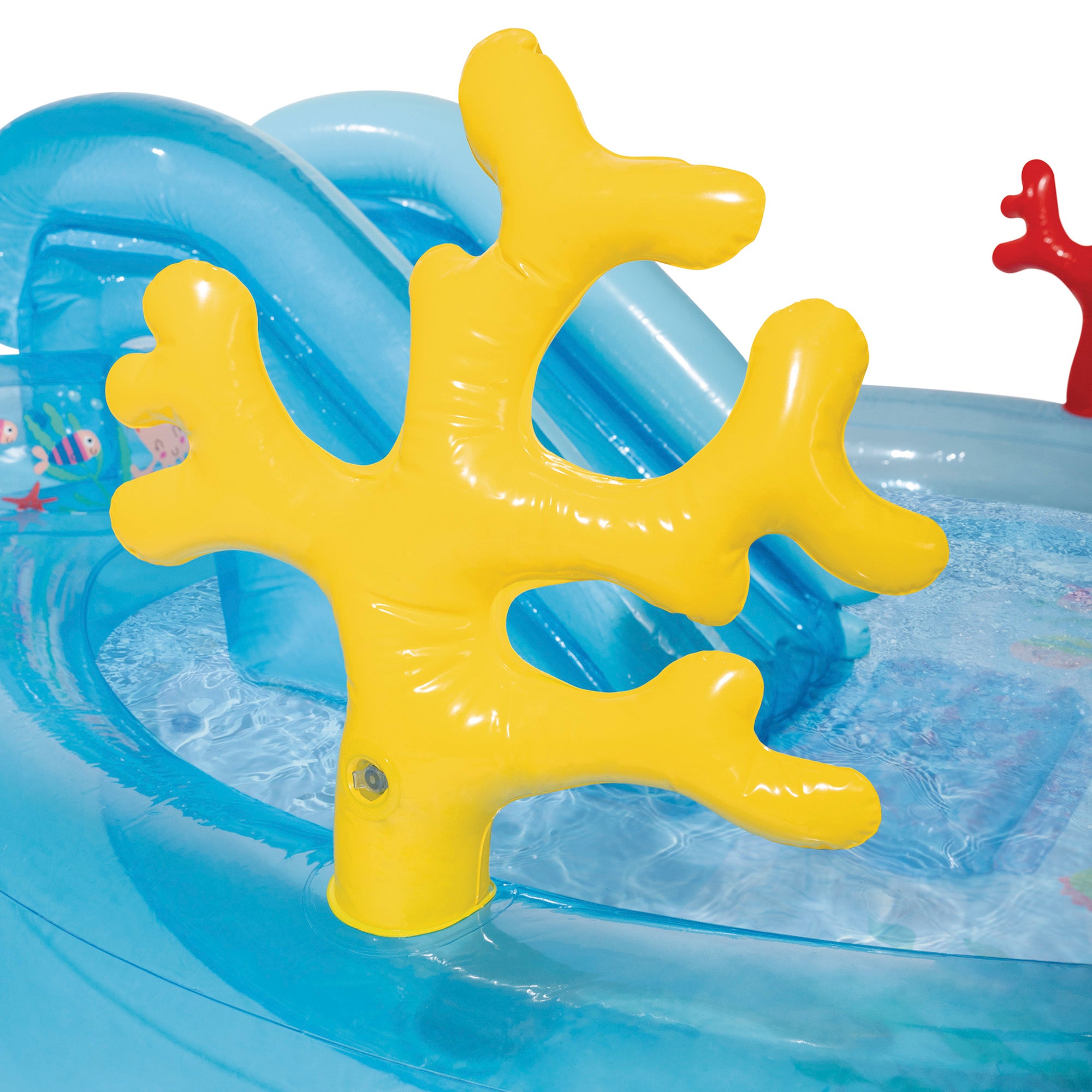 INTEX Centro de juegos hinchable agua bajo el mar con aspersor, tobogán y estrella de mar
