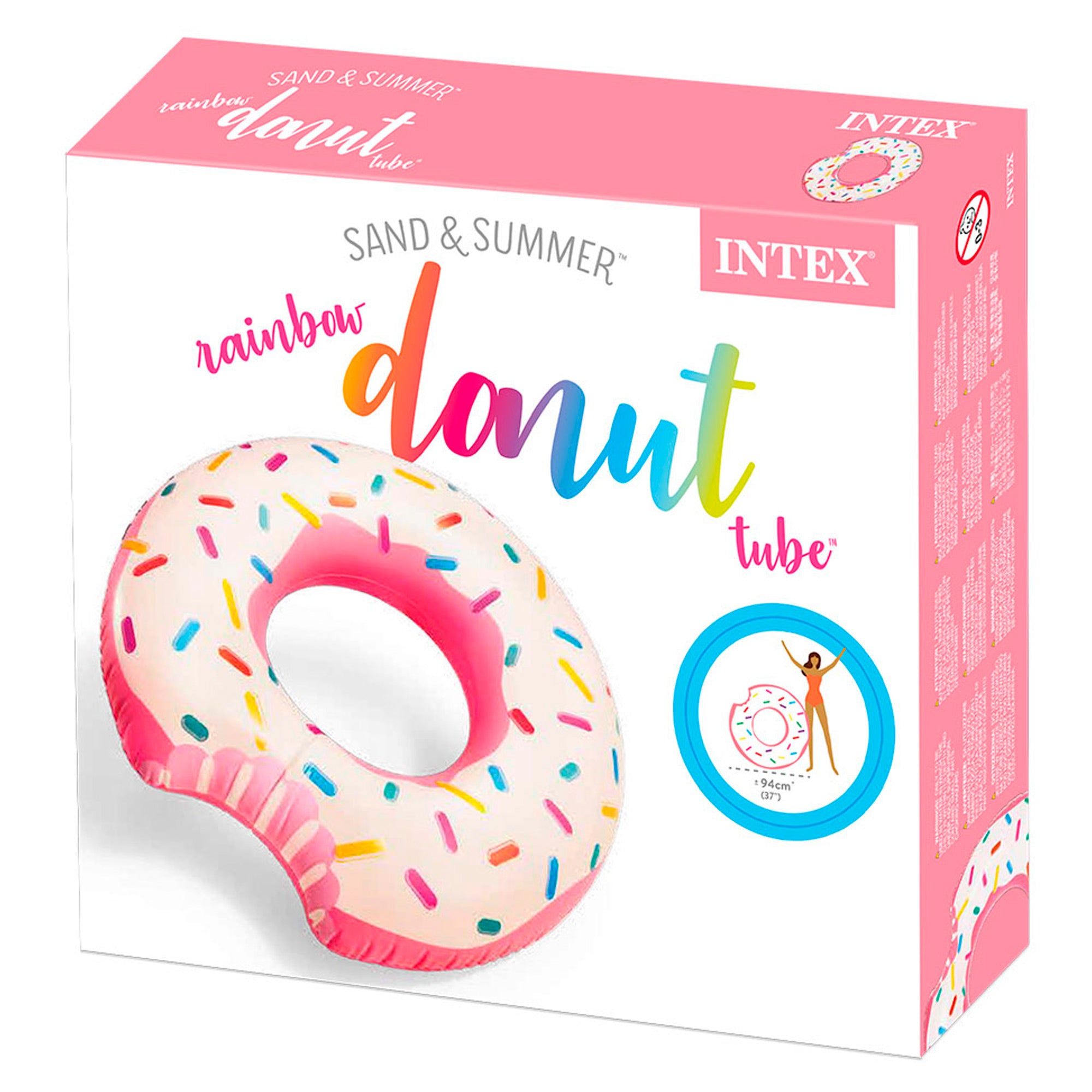 INTEX Donut hinchable con mordisco Ø94 cm