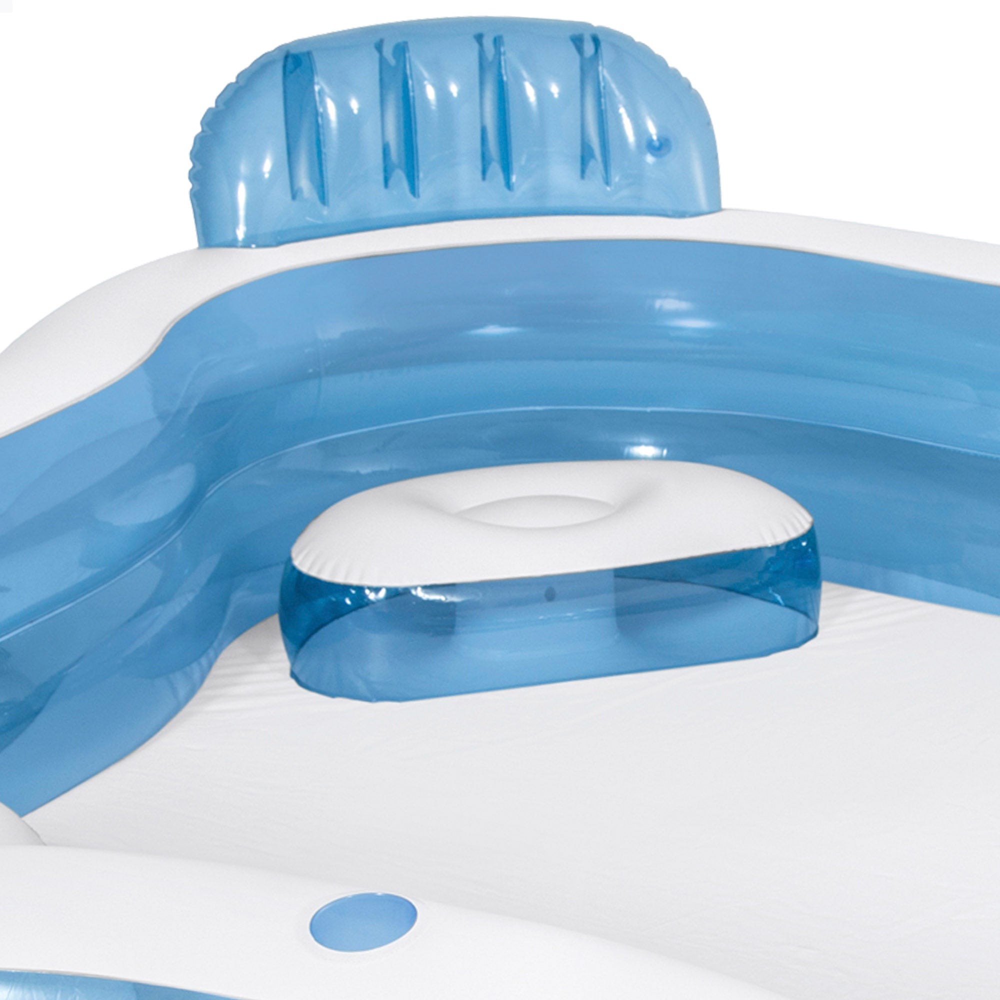 INTEX Piscina hinchable con asientos 229x229x66 cm - 990 l