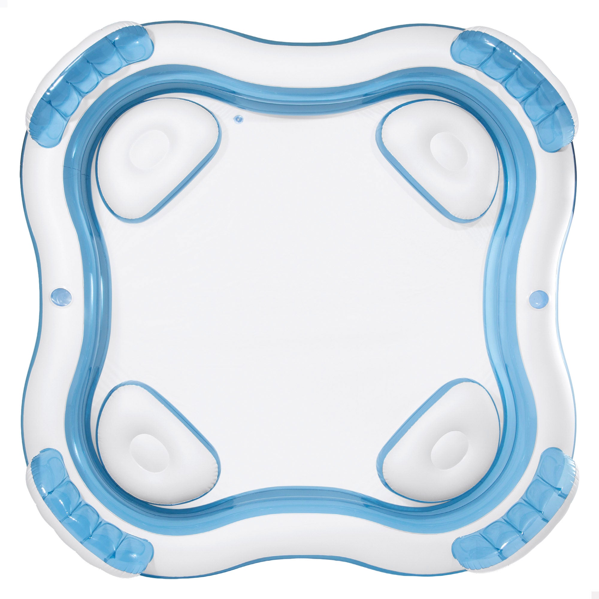 INTEX Piscina hinchable con asientos 229x229x66 cm - 990 l