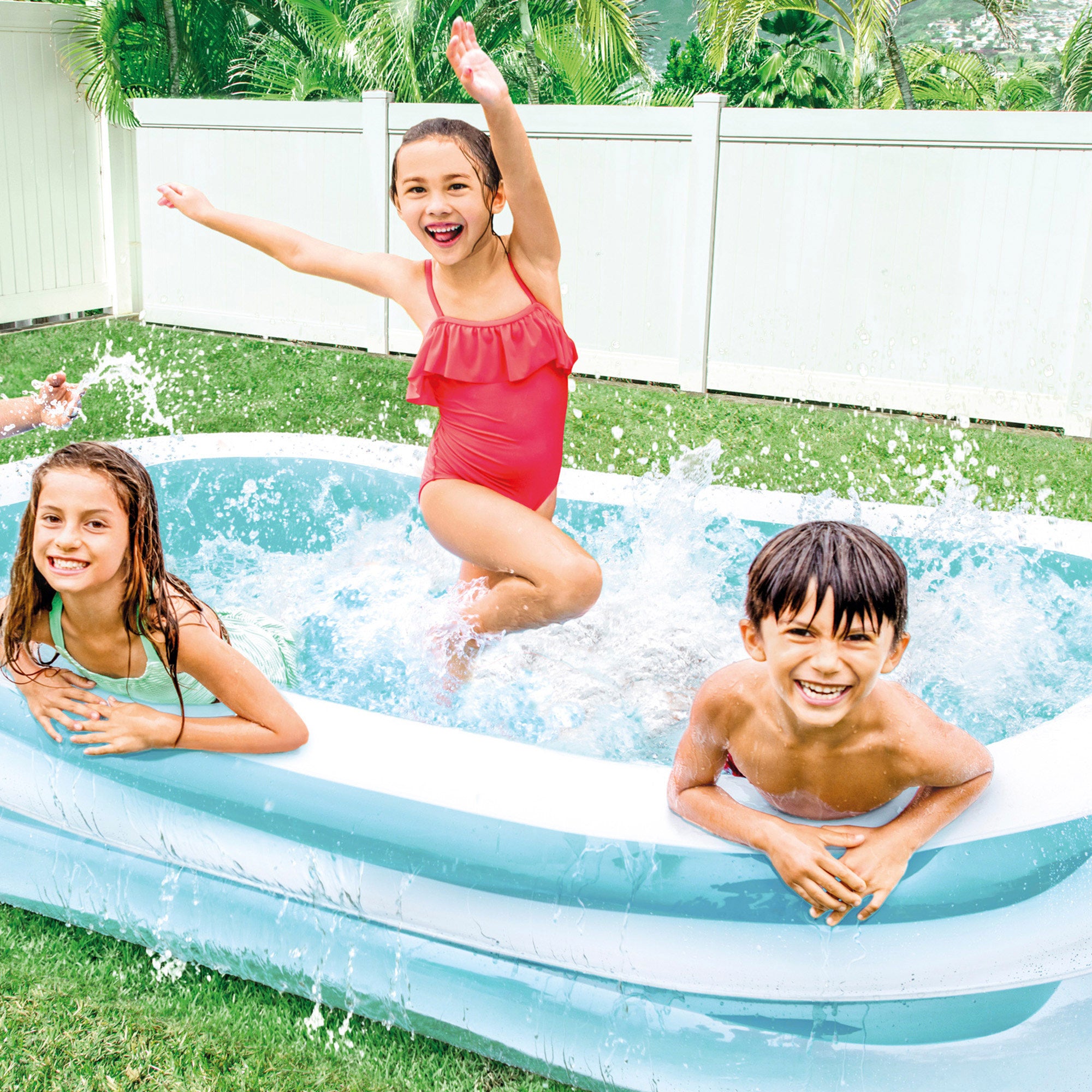 INTEX Piscina hinchable rectangular 262x175x56 cm - 770 l