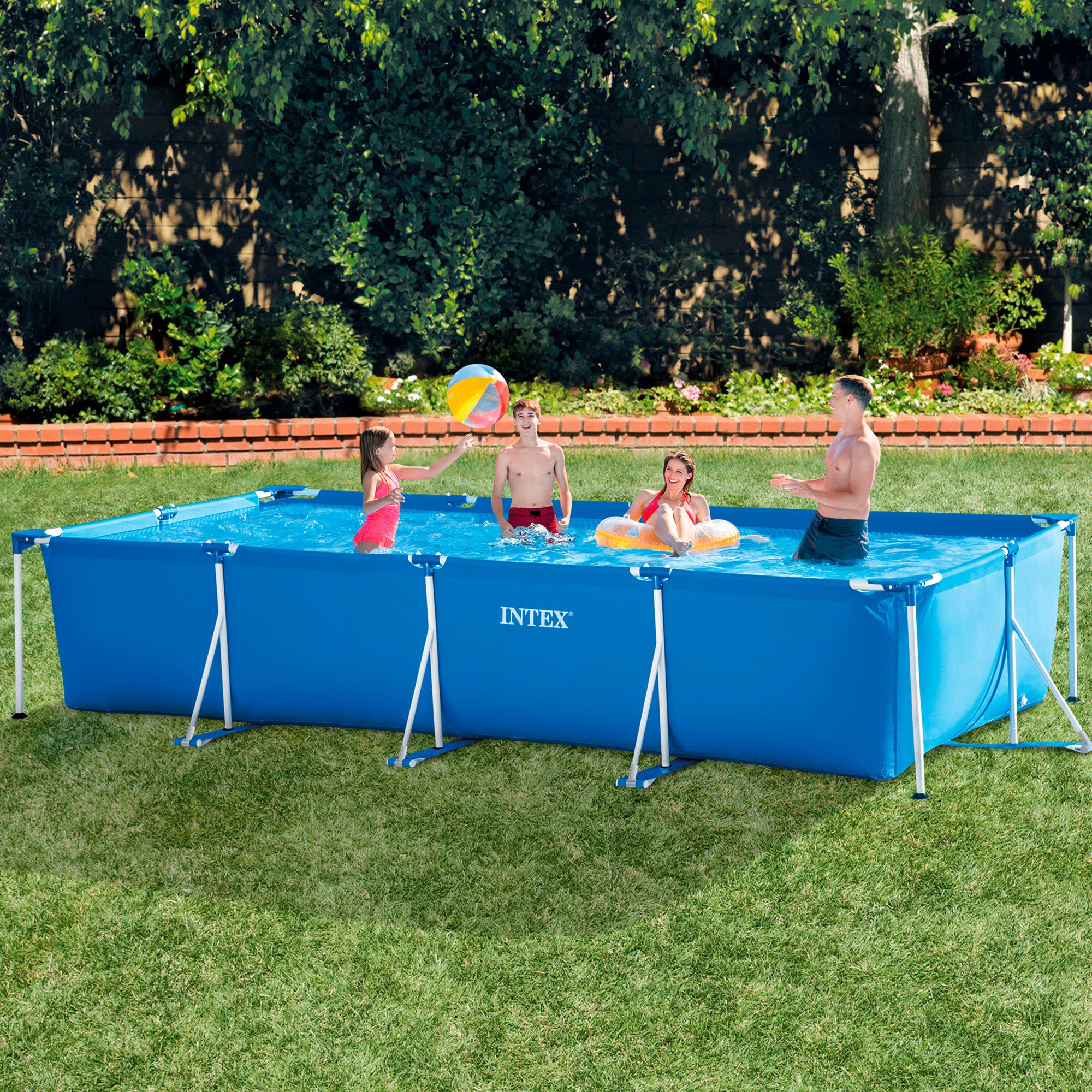 INTEX Piscina desmontable tubular Small Frame 450x220x84 cm - 7.127 l
