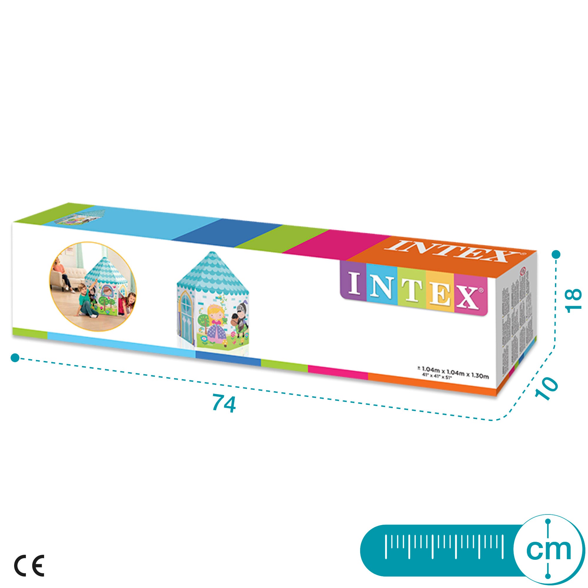 INTEX Casita para niños de tela