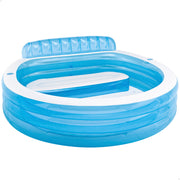 Piscina insuflável INTEX com espreguiçadeira 229x218x79 cm - 590 l