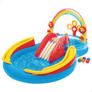 INTEX Centro juegos hinchable arcoiris 297x193x135 cm