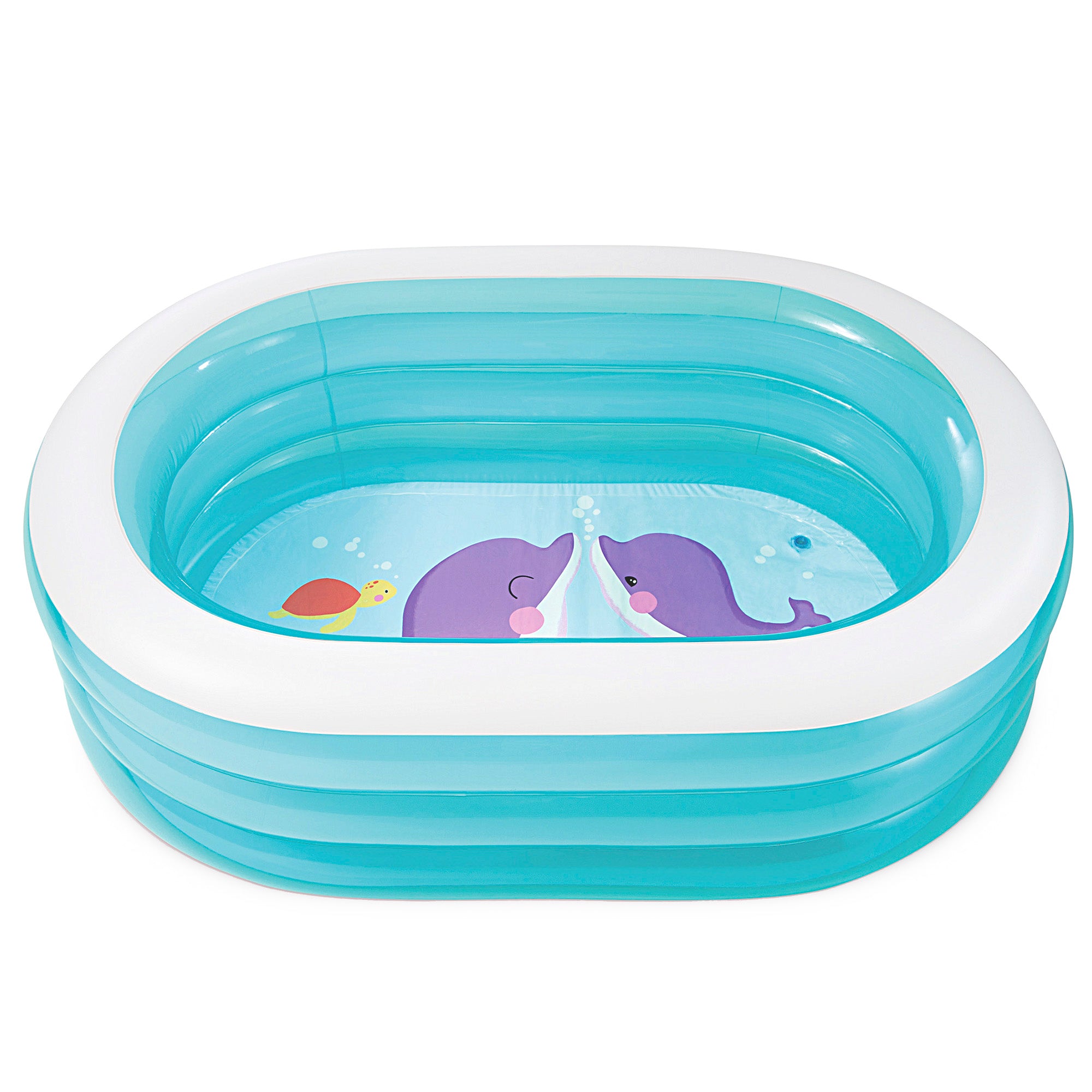 INTEX Piscina hinchable My Sea Friends 163x107x46 cm - 230 l