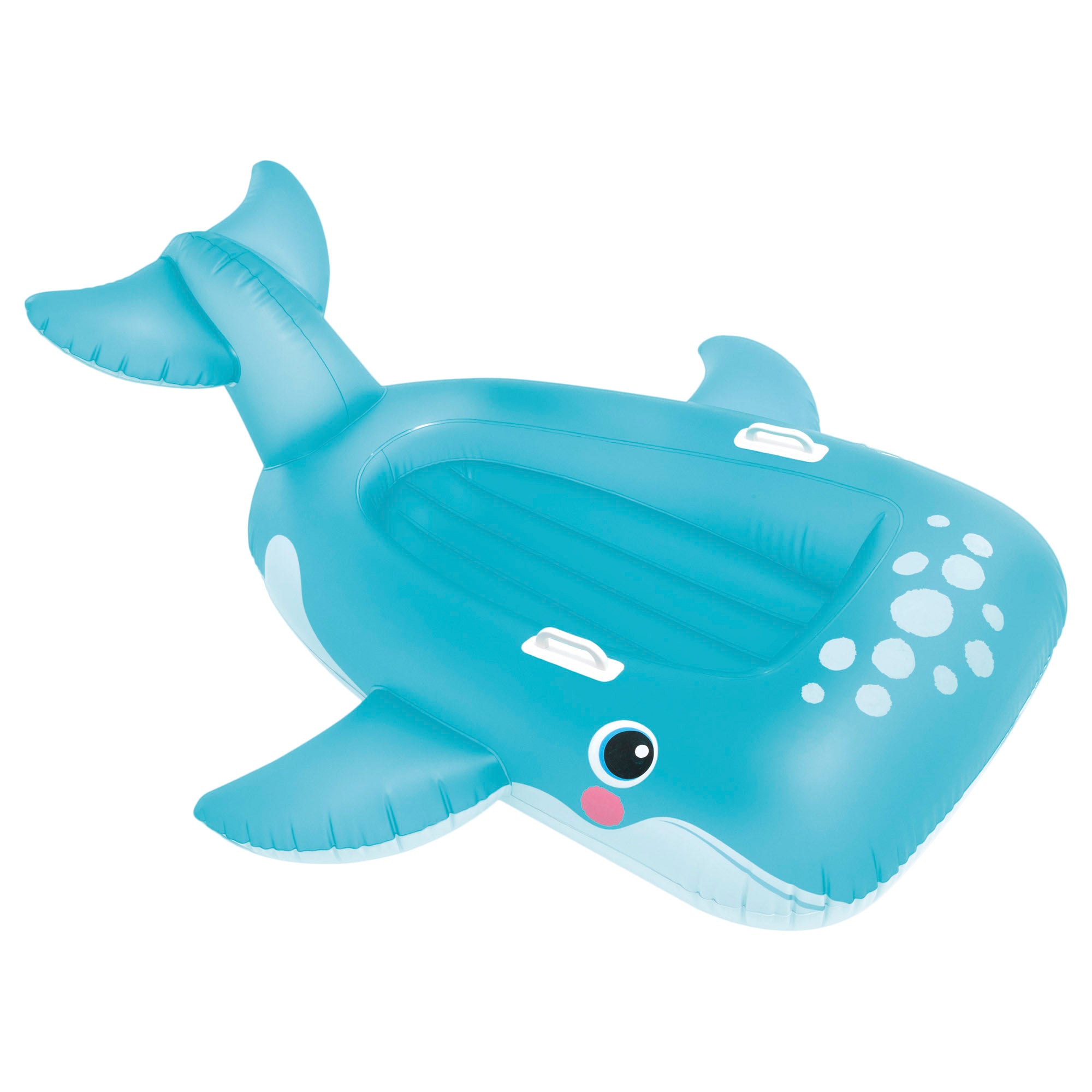 INTEX Barca hinchable infantil ballena con suelo acolchado 140x168 cm