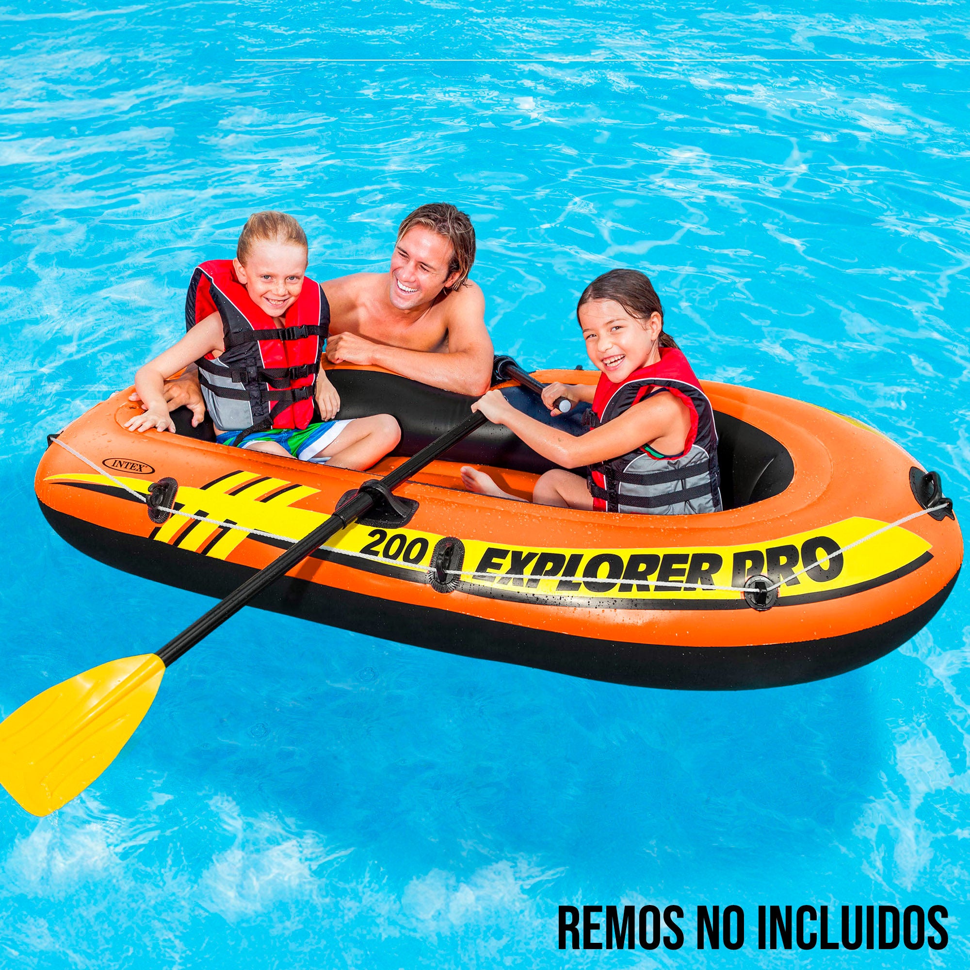 INTEX Barca hinchable explorer pro 200 - 196x102x33 cm