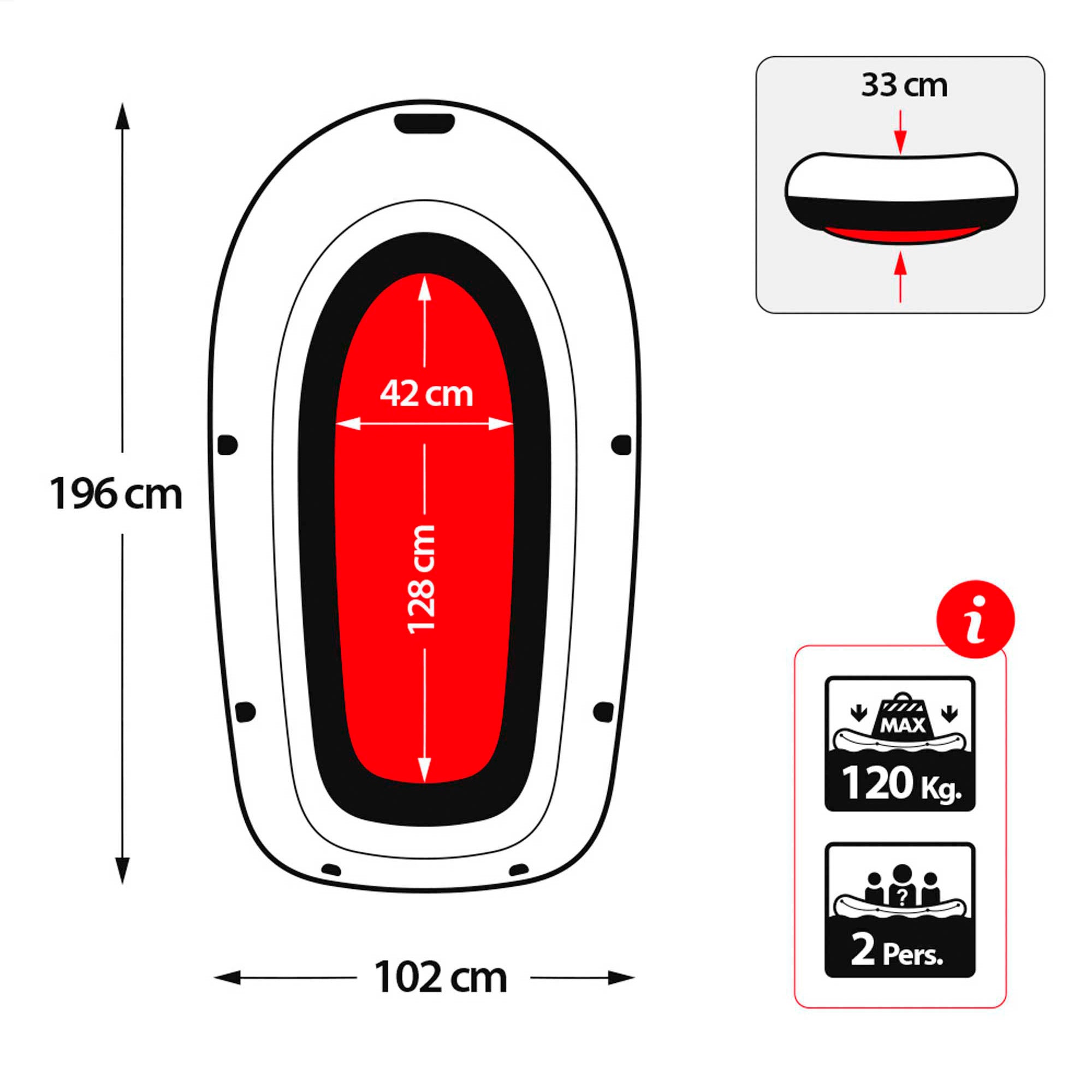 INTEX Barca hinchable explorer pro 200 - 196x102x33 cm