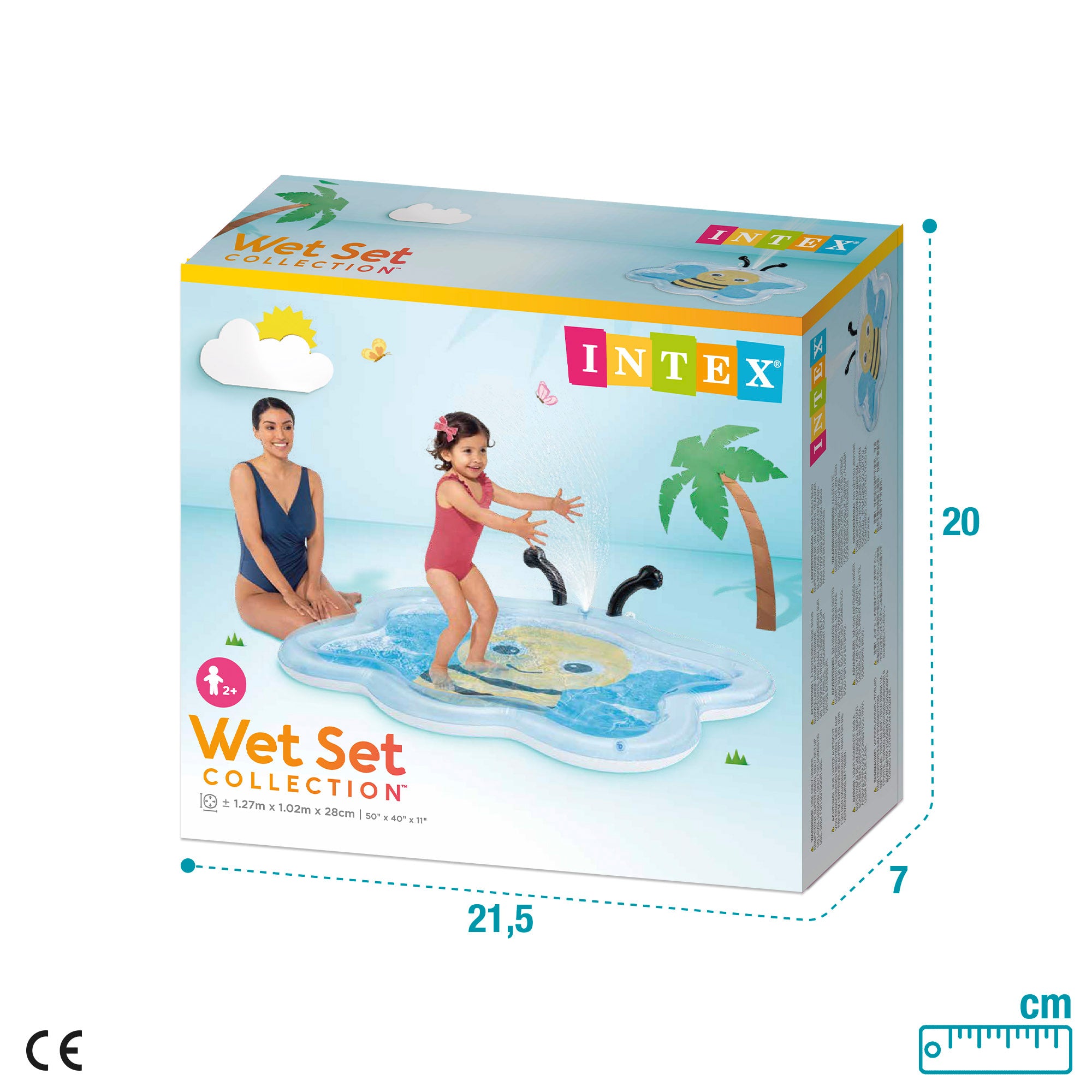 INTEX Piscina bebé abeja hinchable