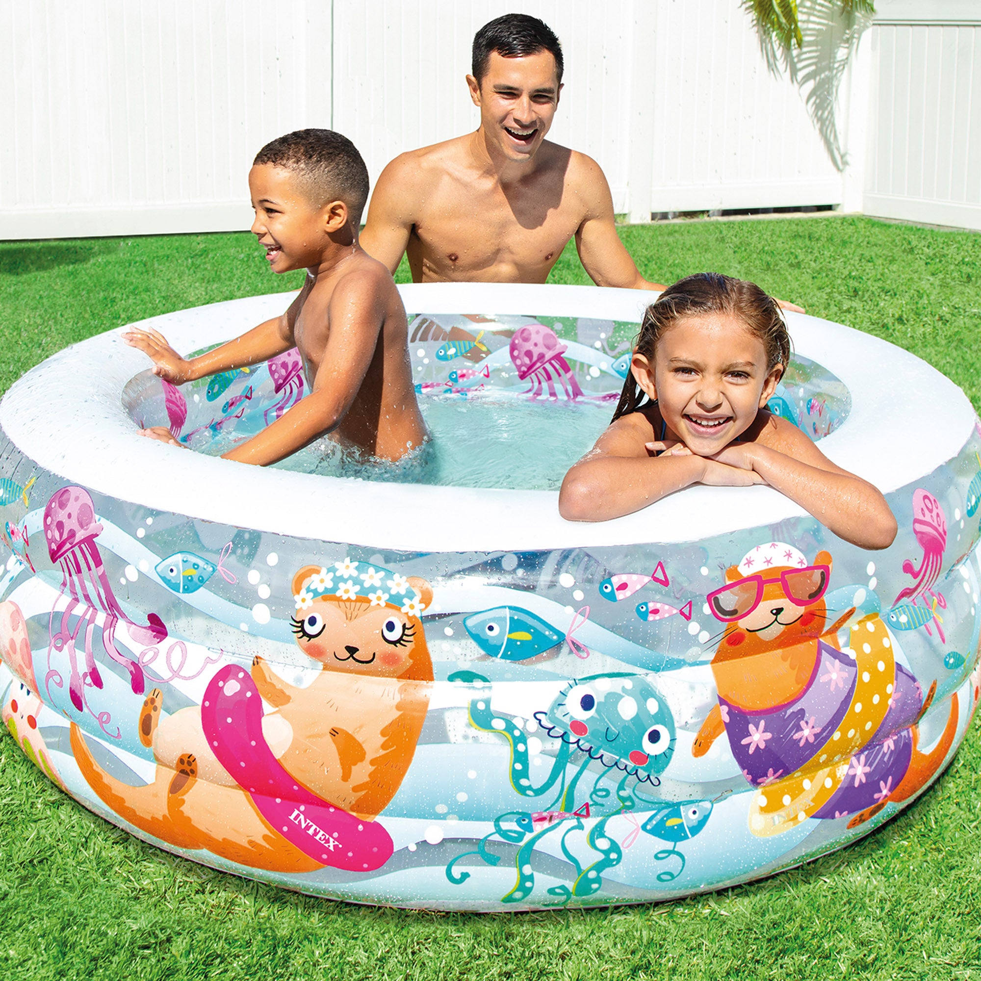 INTEX Piscina hinchable acuario 152x56cm - 360 l