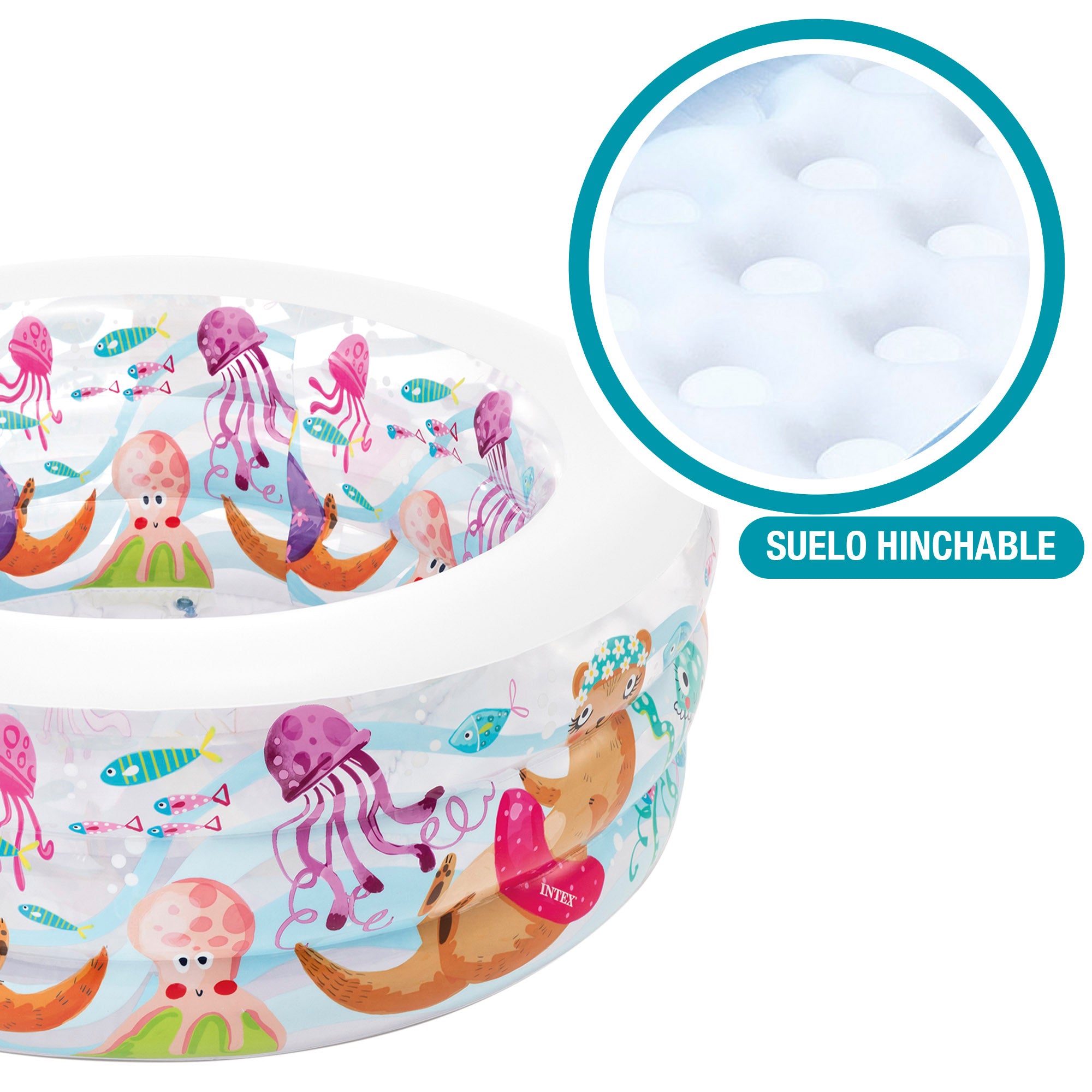 INTEX Piscina hinchable acuario 152x56cm - 360 l