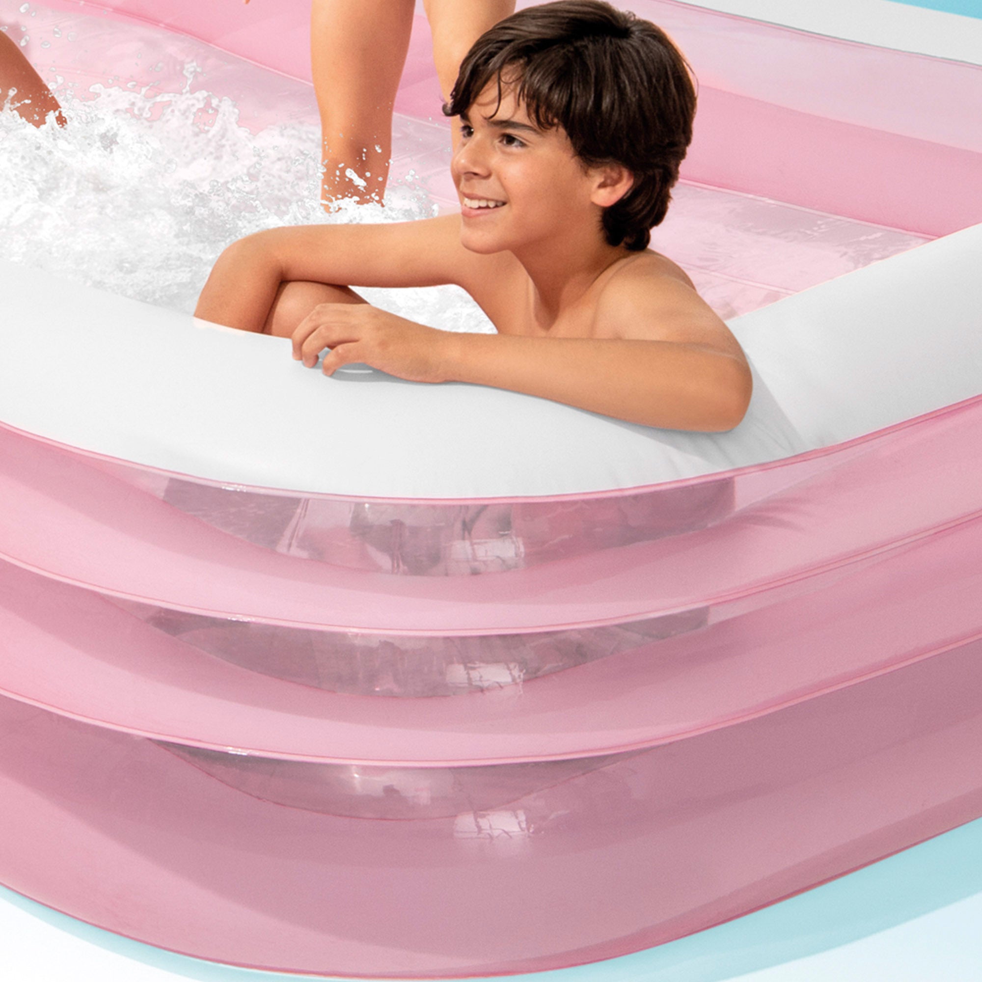 INTEX Piscina hinchable rosa 305x183x56 cm