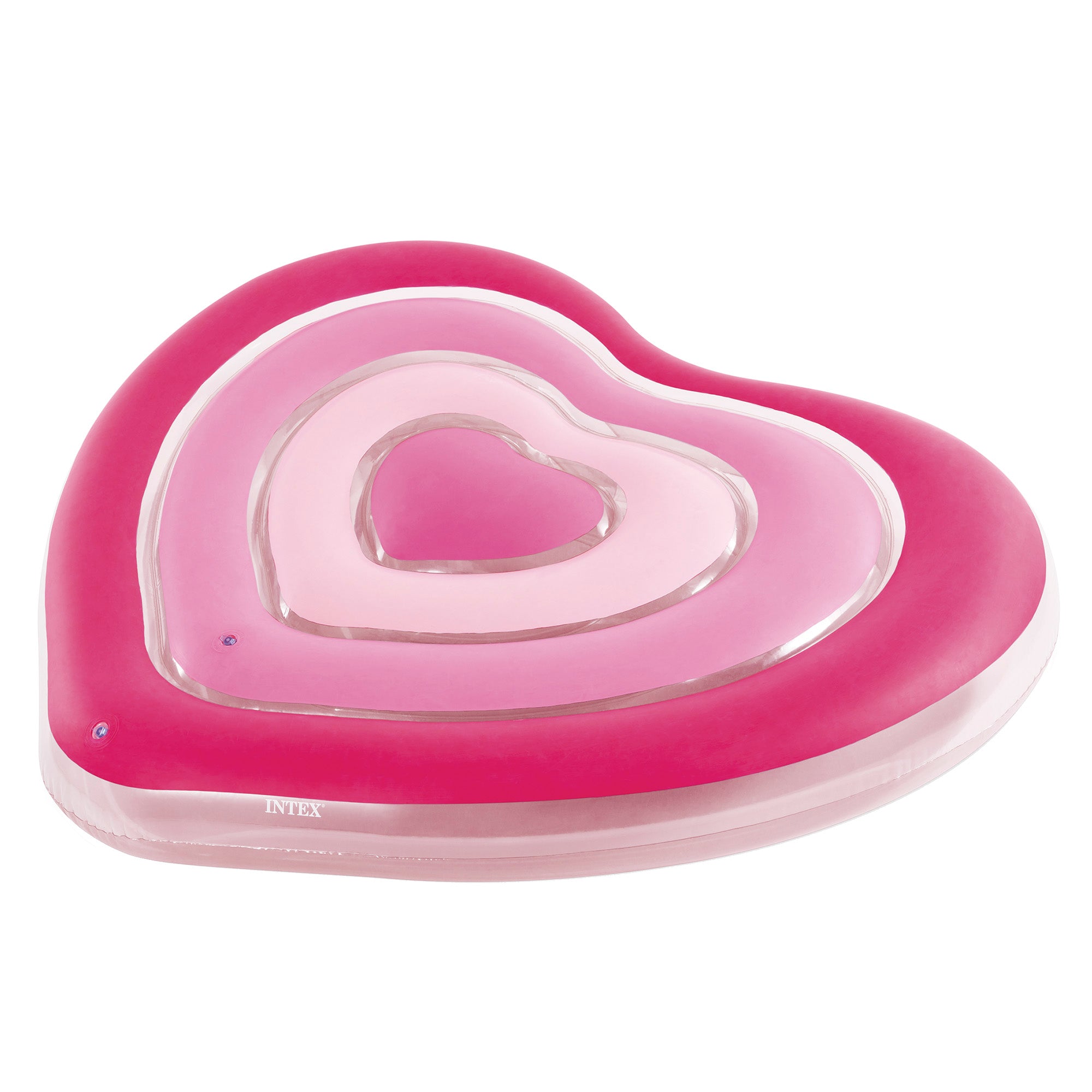 INTEX Colchoneta hinchable corazón 135x25x155 cm