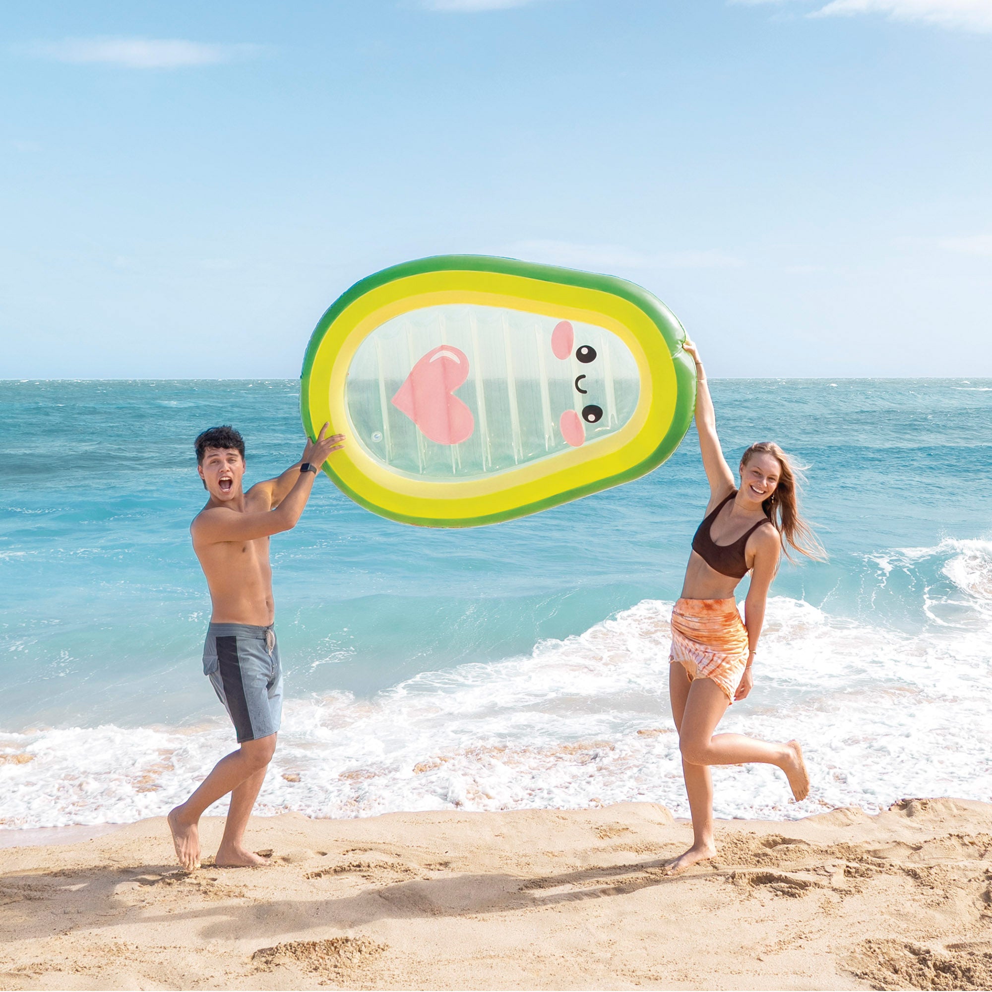 INTEX Colchoneta hinchable aguacate