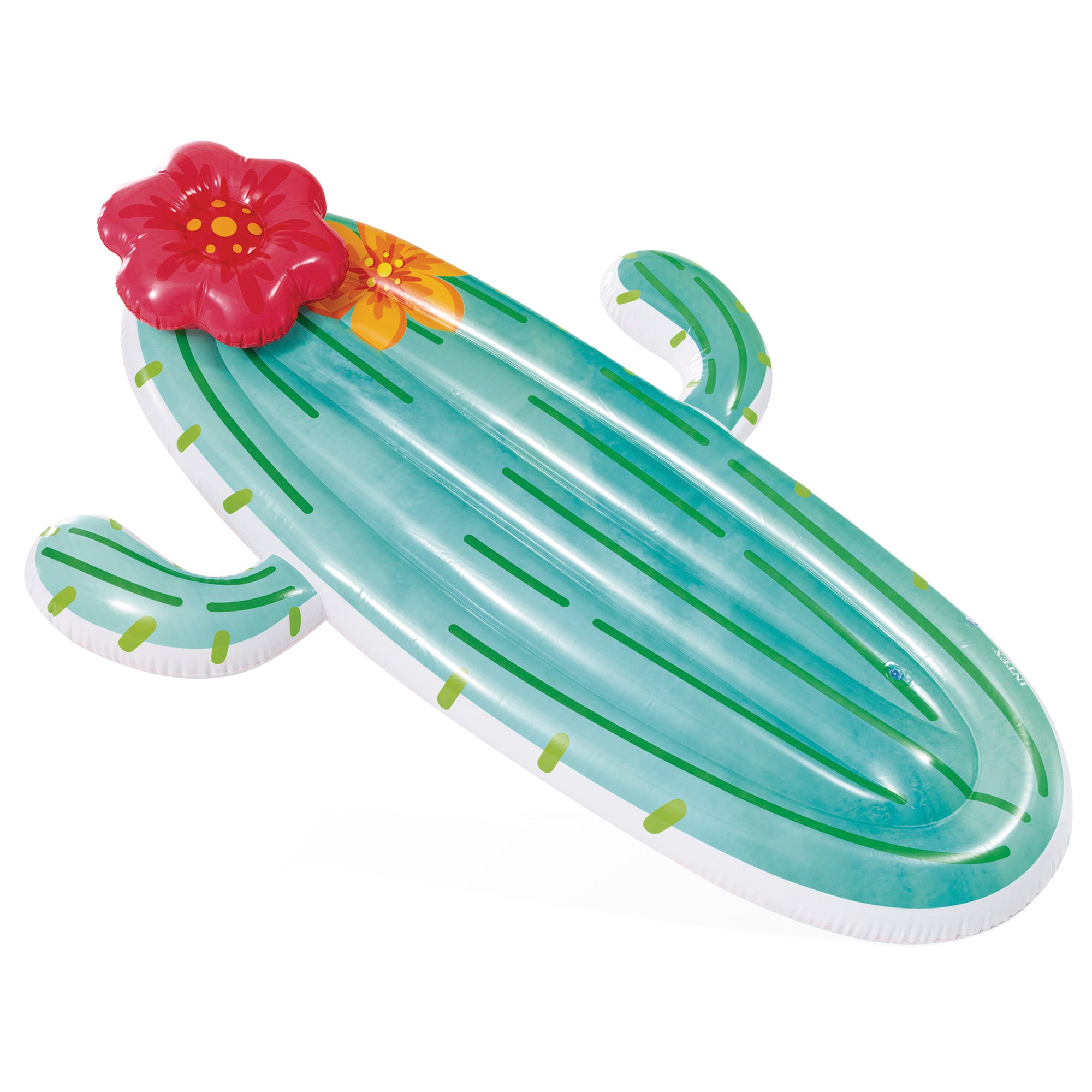 INTEX Colchoneta hinchable cactus 130x28x180 cm