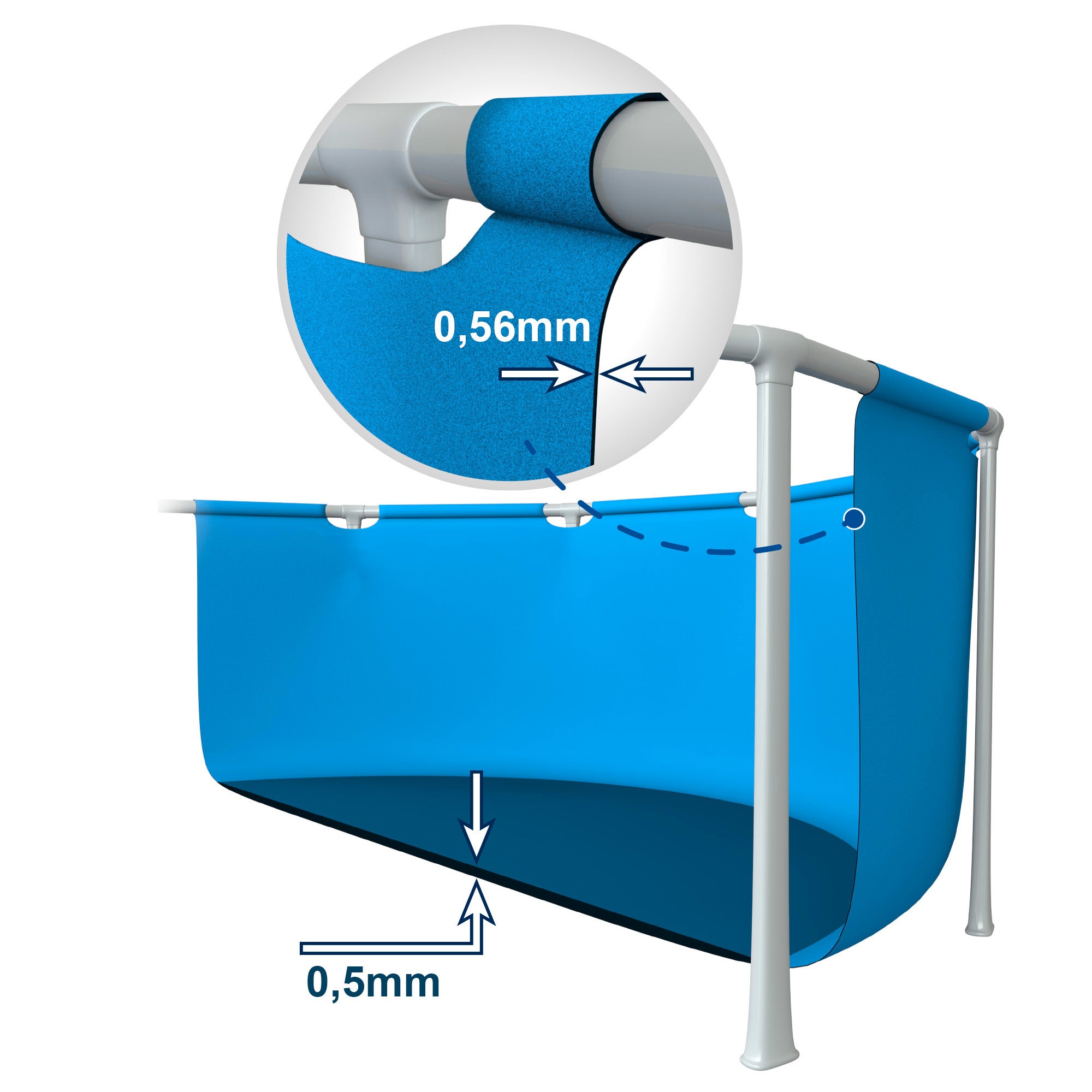 INTEX Piscina desmontable Small Frame 300x200x75 cm - 3.834 l