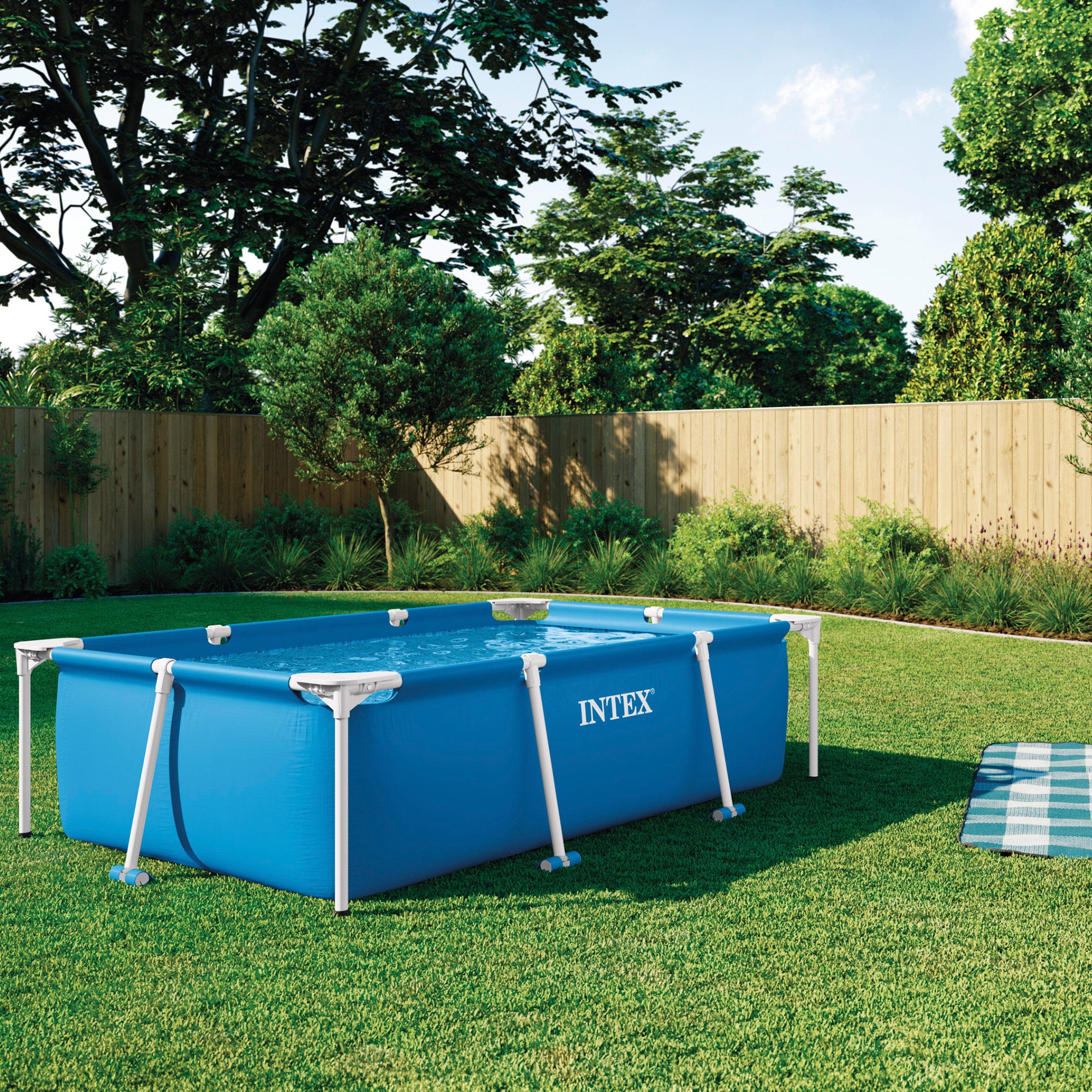 INTEX Piscina desmontable Small Frame 220x150x60 cm - 1.662 l