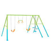 INTEX Columpio jardín doble con balancín y trapecio gimnasia