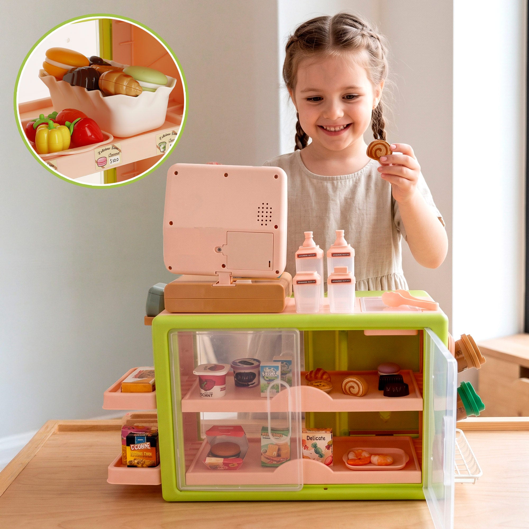 Supermercado interactivo con accesorios + 3 años My Colors