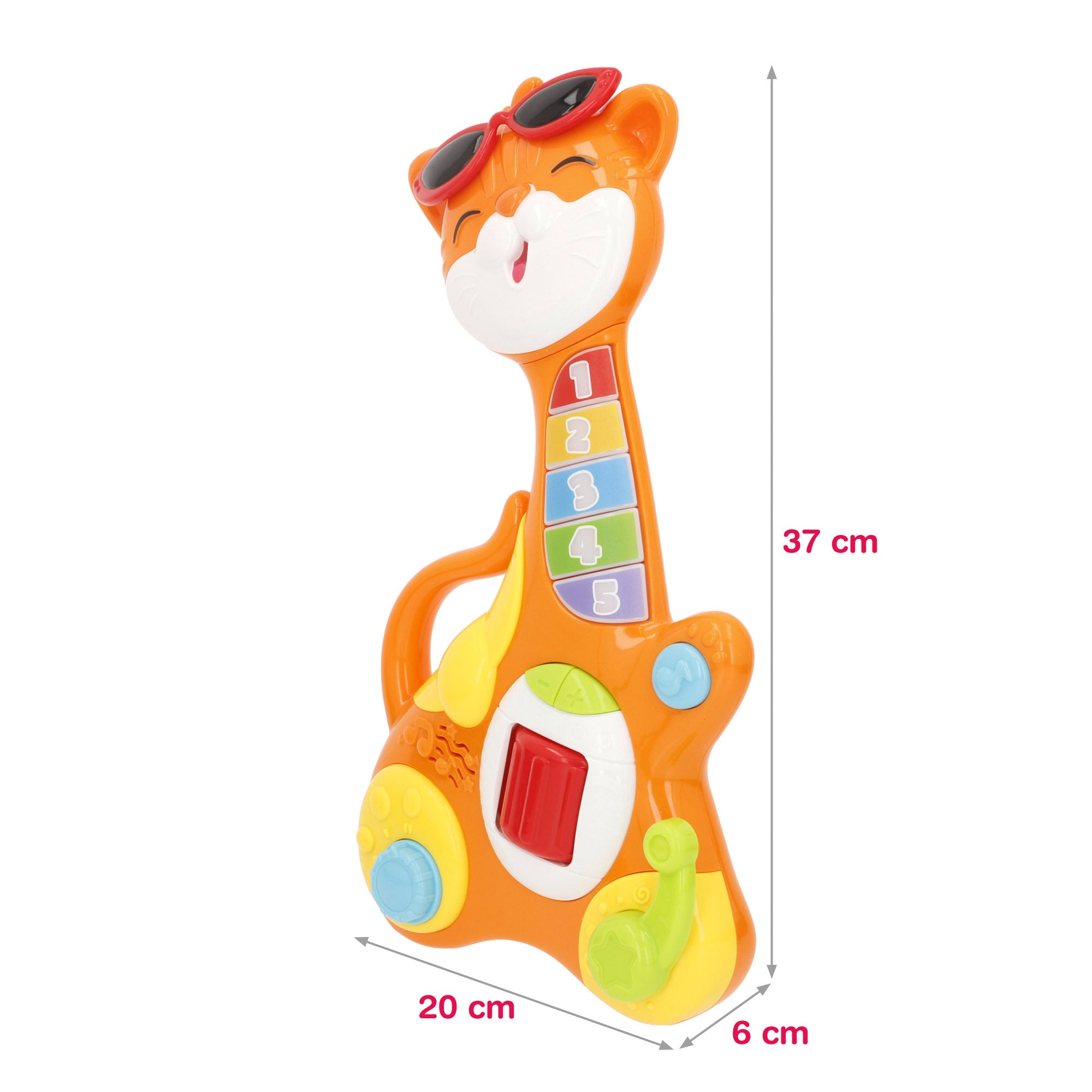 Winfun Guitarra infantil gatito + 18 meses