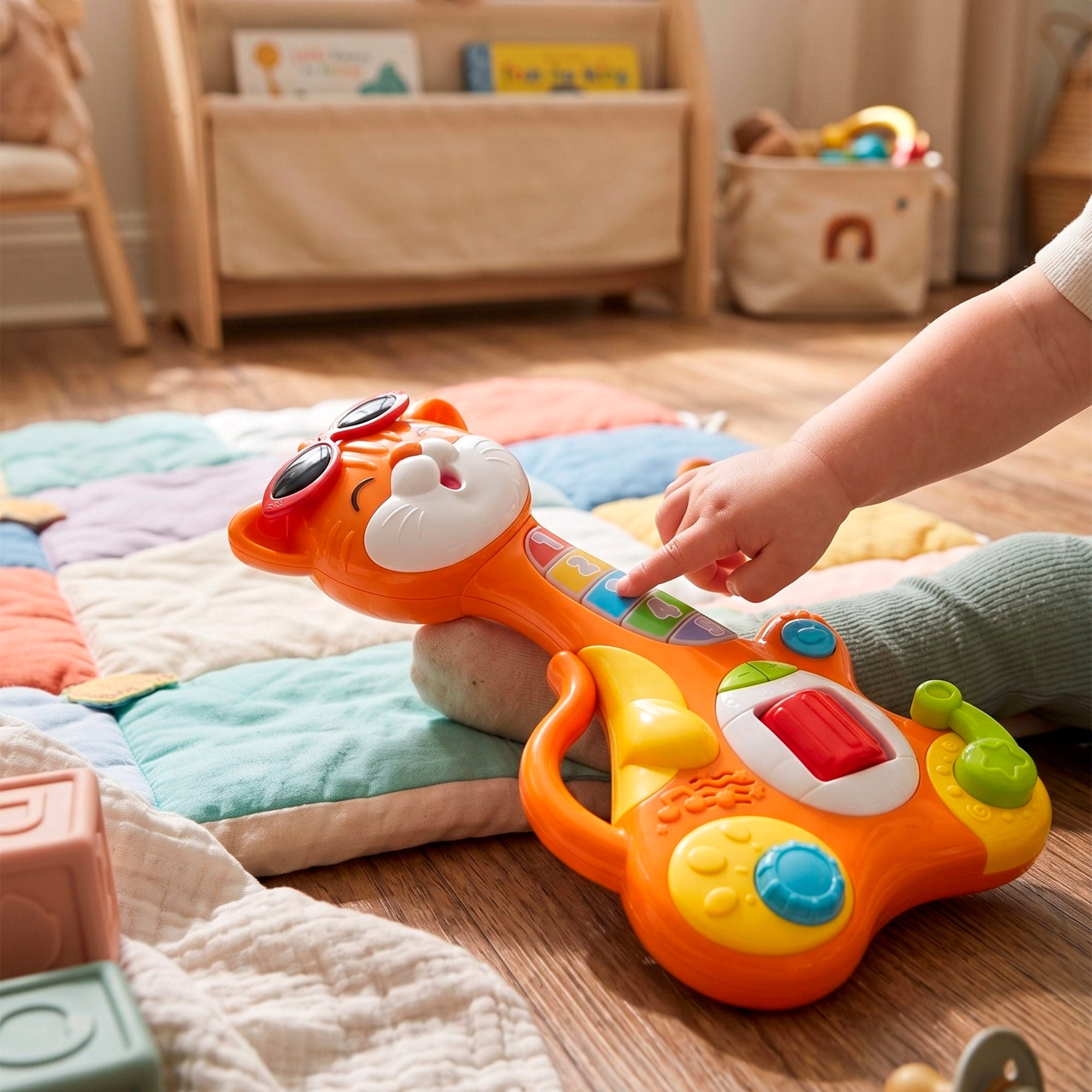 Winfun Guitarra infantil gatito + 18 meses