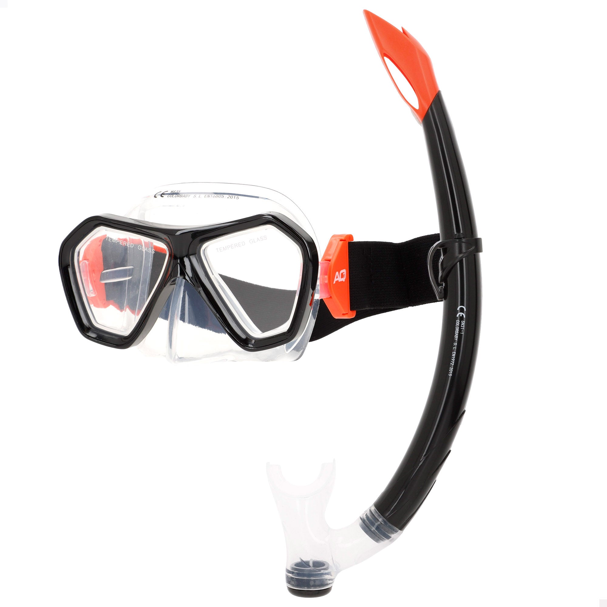 Set snorkel infantil máscara y tubo silicona +7 años Aqua Sport