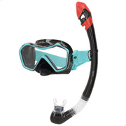 Set snorkel adulto máscara y tubo silicona +12 años Aqua Sport